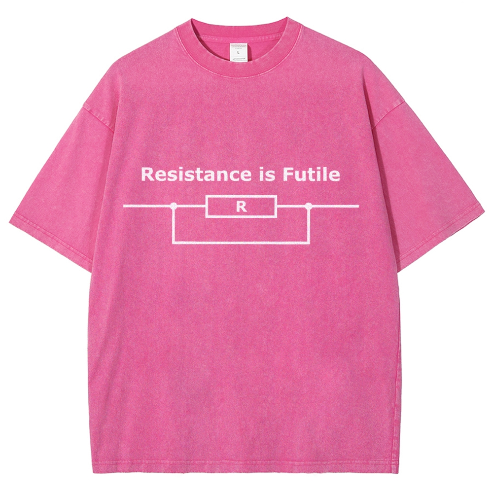 Resistance is Futile  Vintage Distressed T-shirt