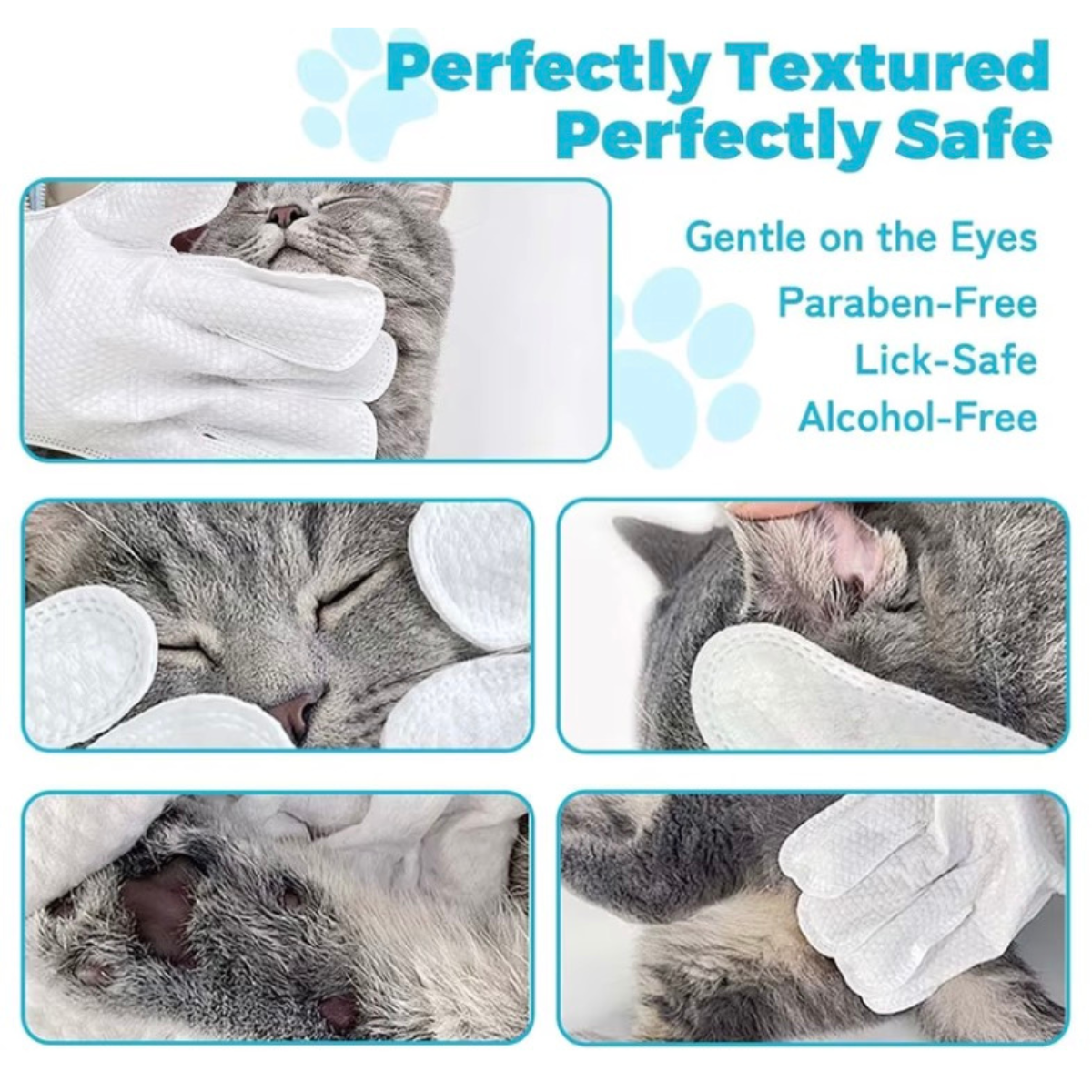 Pet Wiping Gloves (6 Pack)
