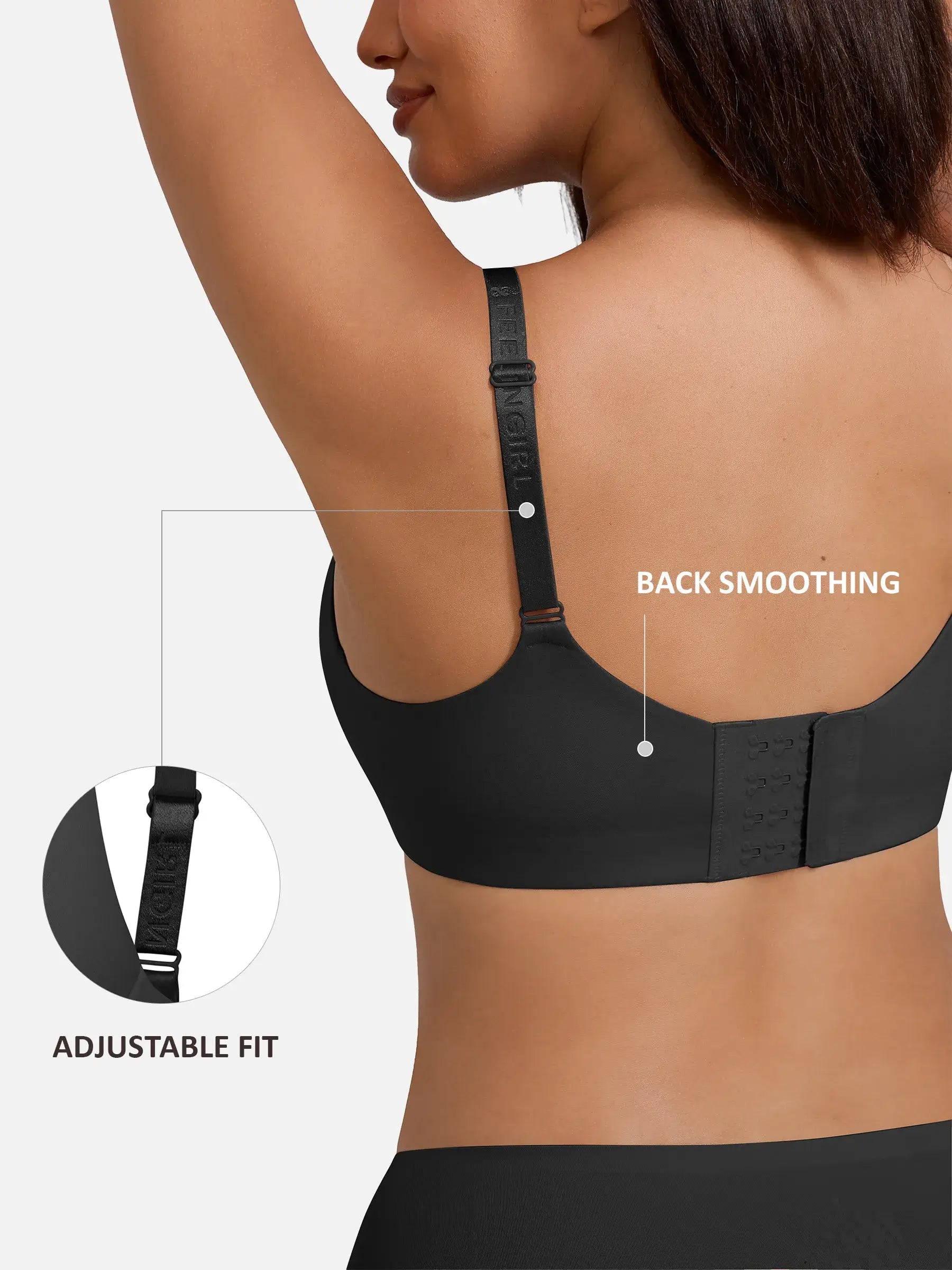 Lume lingerie Cloud Soft Wireless Bra Seamless Lift Support Everyday Wear