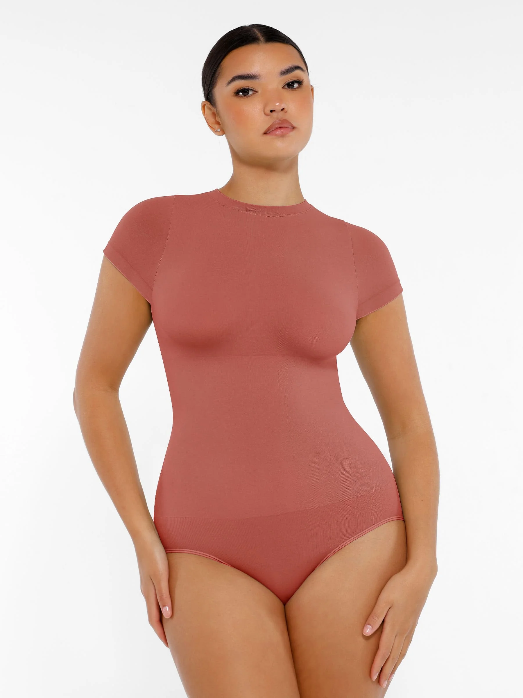 Seamless Ultra-Soft Crew Neck Bodysuit