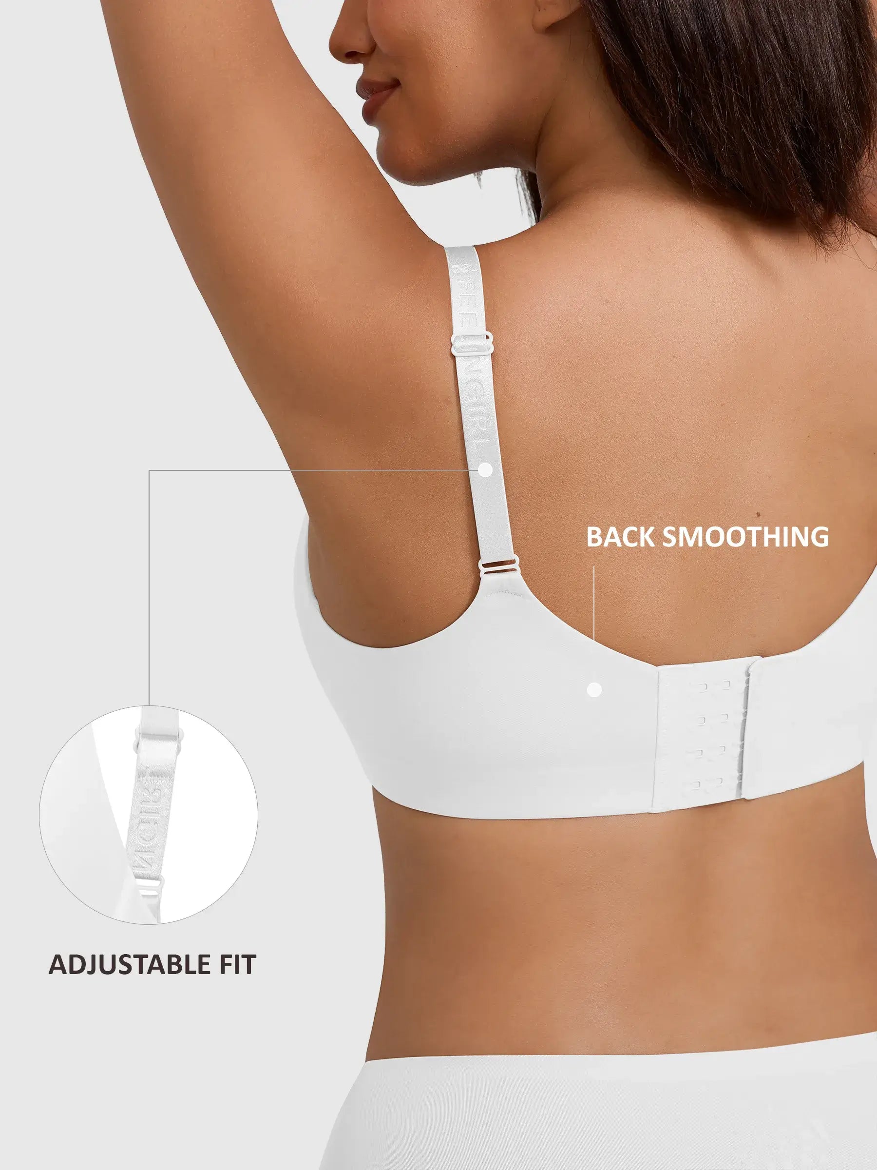 Lume lingerie Cloud Soft Wireless Bra Seamless Lift Support Everyday Wear