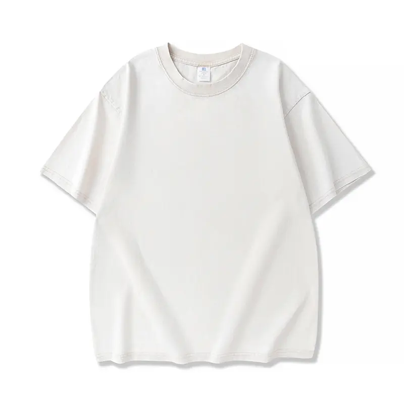 Oversized Heavyweight T-Shirt — Acid-Washed Vintage Style