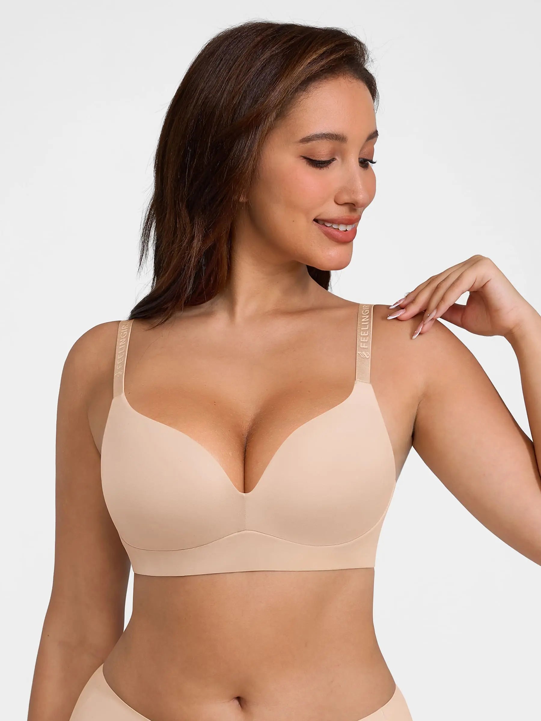 Lume lingerie Cloud Soft Wireless Bra Seamless Lift Support Everyday Wear