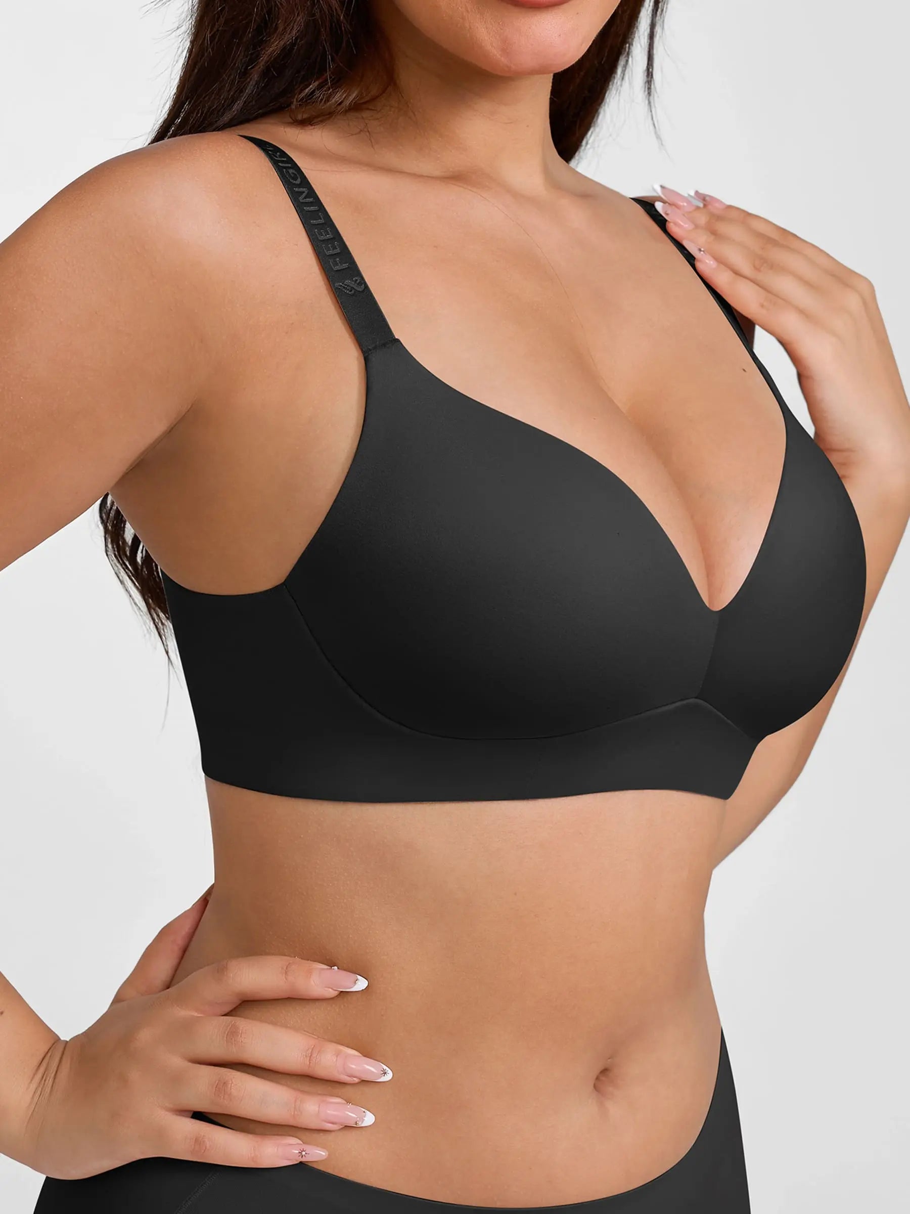 Lume lingerie Cloud Soft Wireless Bra Seamless Lift Support Everyday Wear