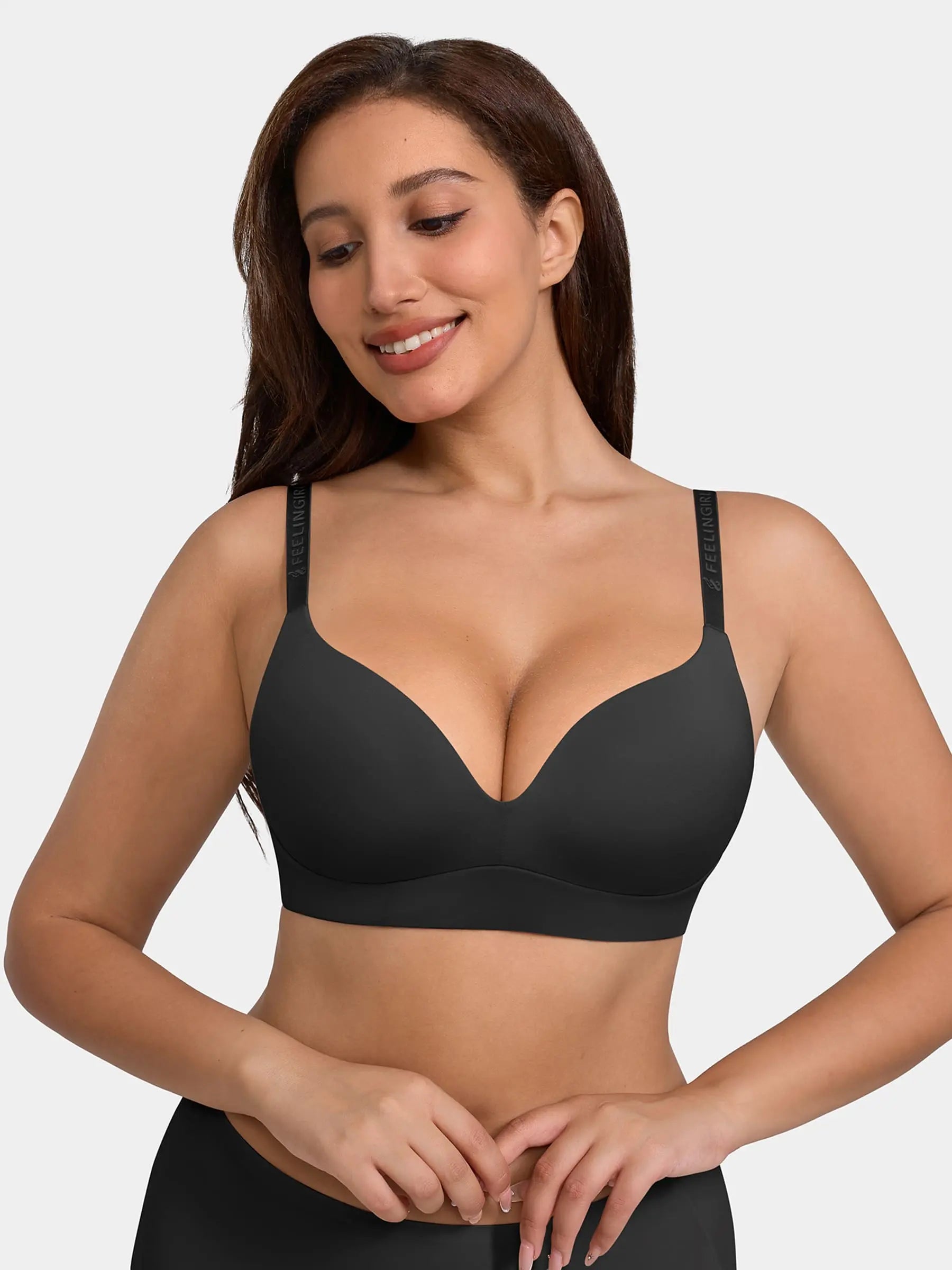 Lume lingerie Cloud Soft Wireless Bra Seamless Lift Support Everyday Wear