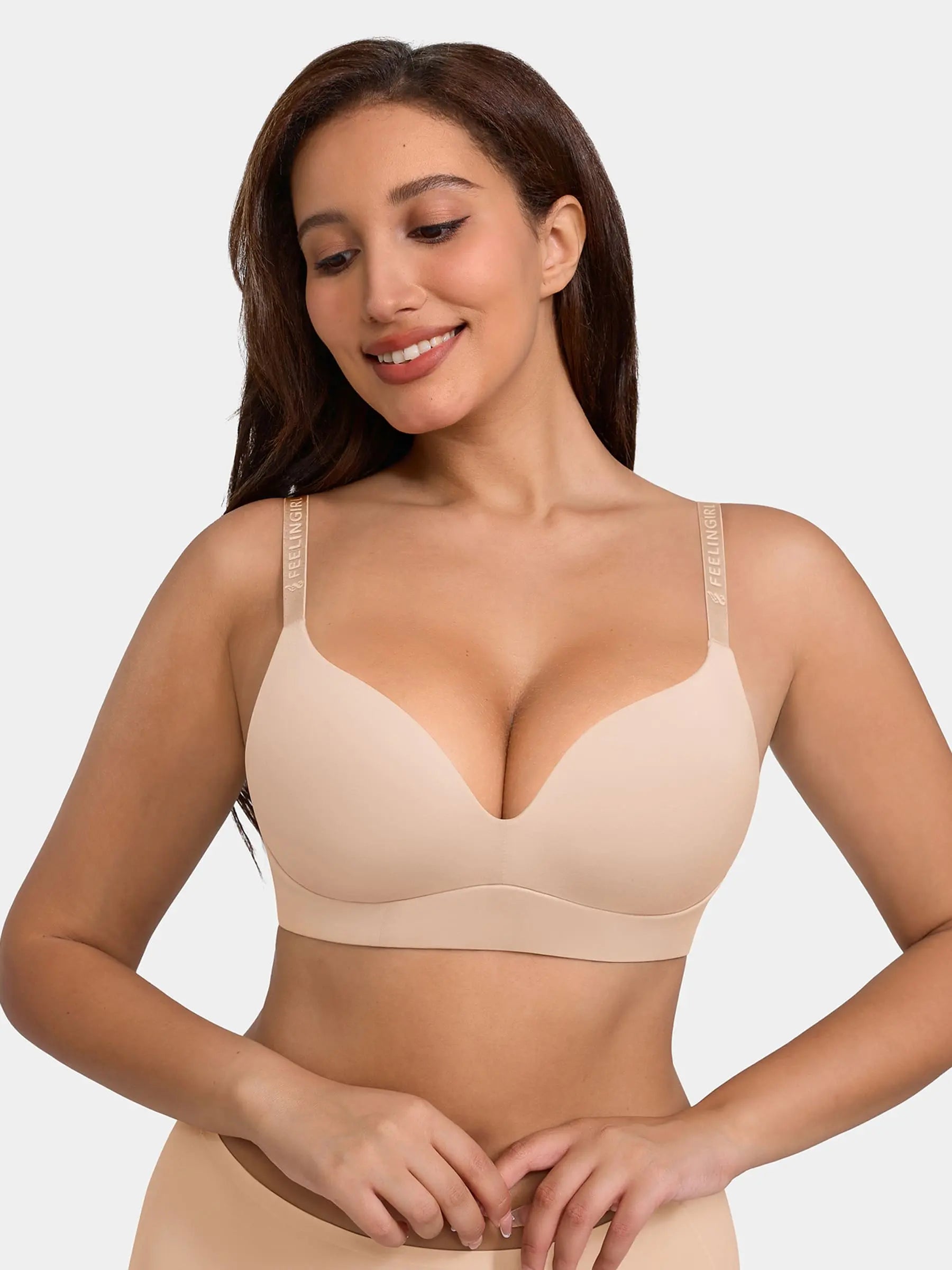 Lume lingerie Cloud Soft Wireless Bra Seamless Lift Support Everyday Wear