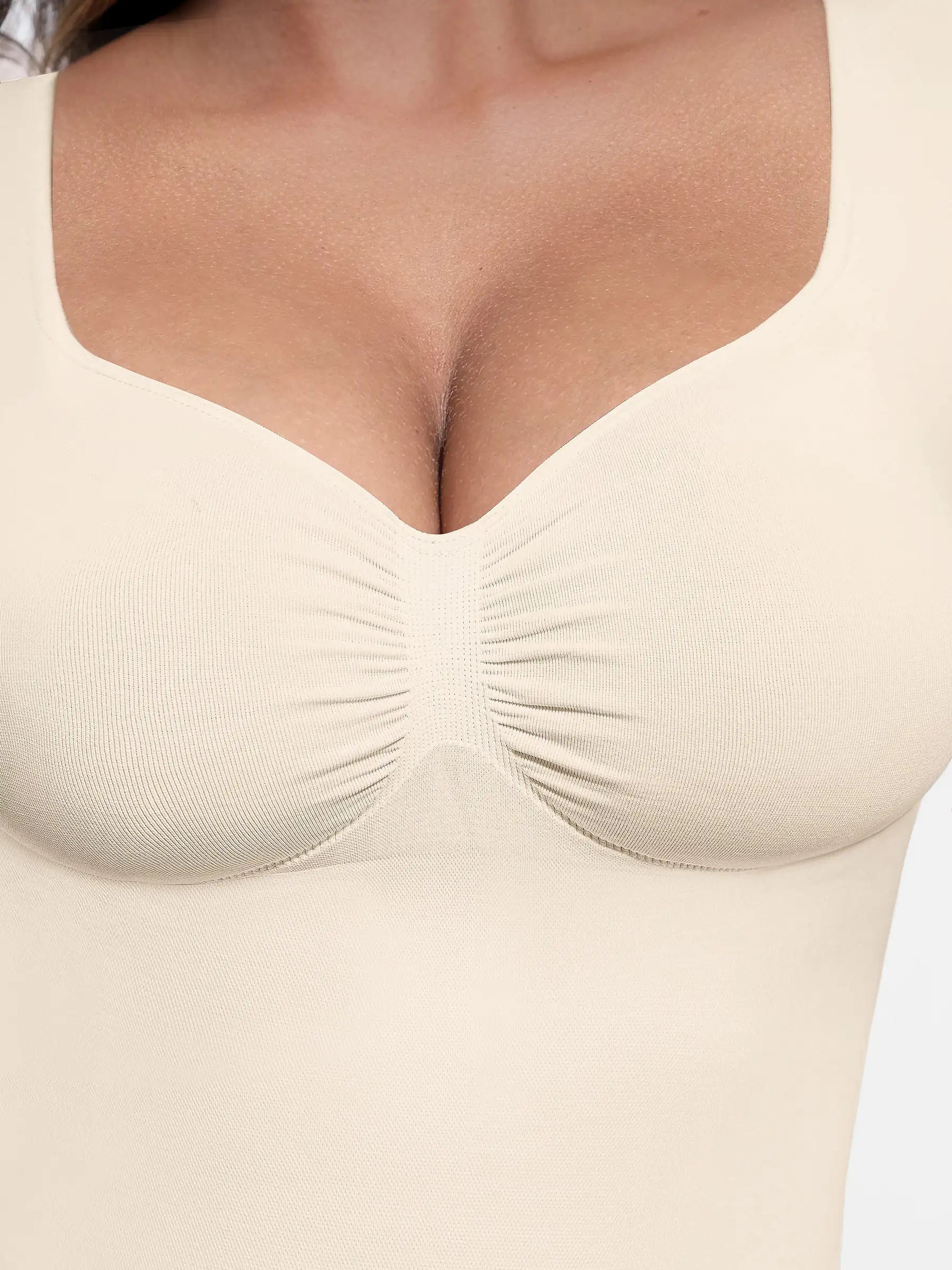 Lume Lingerie Seamless Long Sleeve Tummy Control Thong Bodysuit