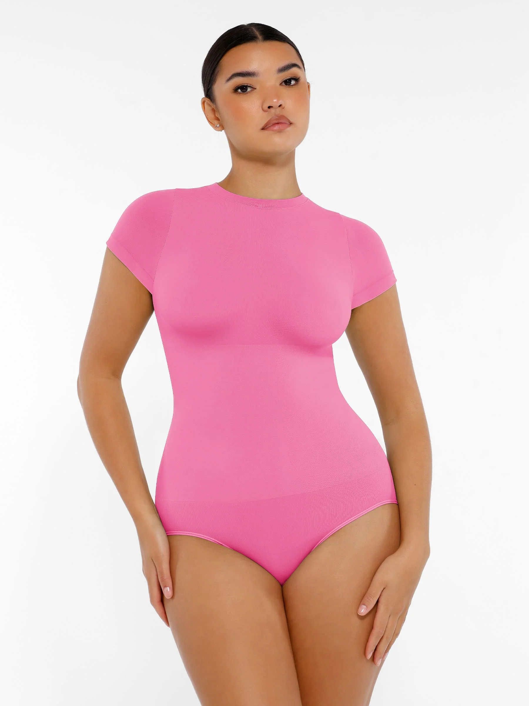 Seamless Ultra-Soft Crew Neck Bodysuit