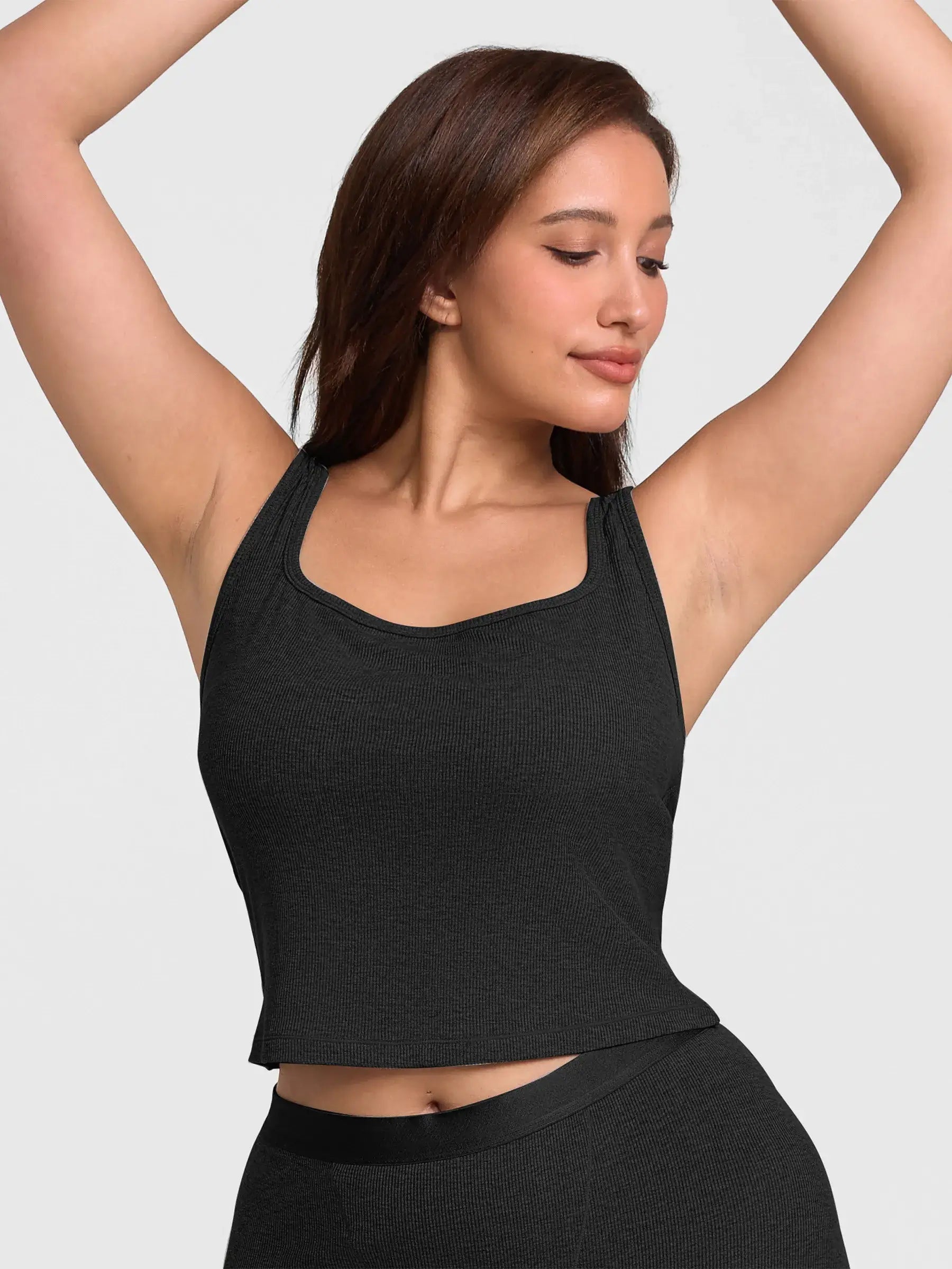 lumelingeri Breathable Ribbed Sleeveless Tank Top