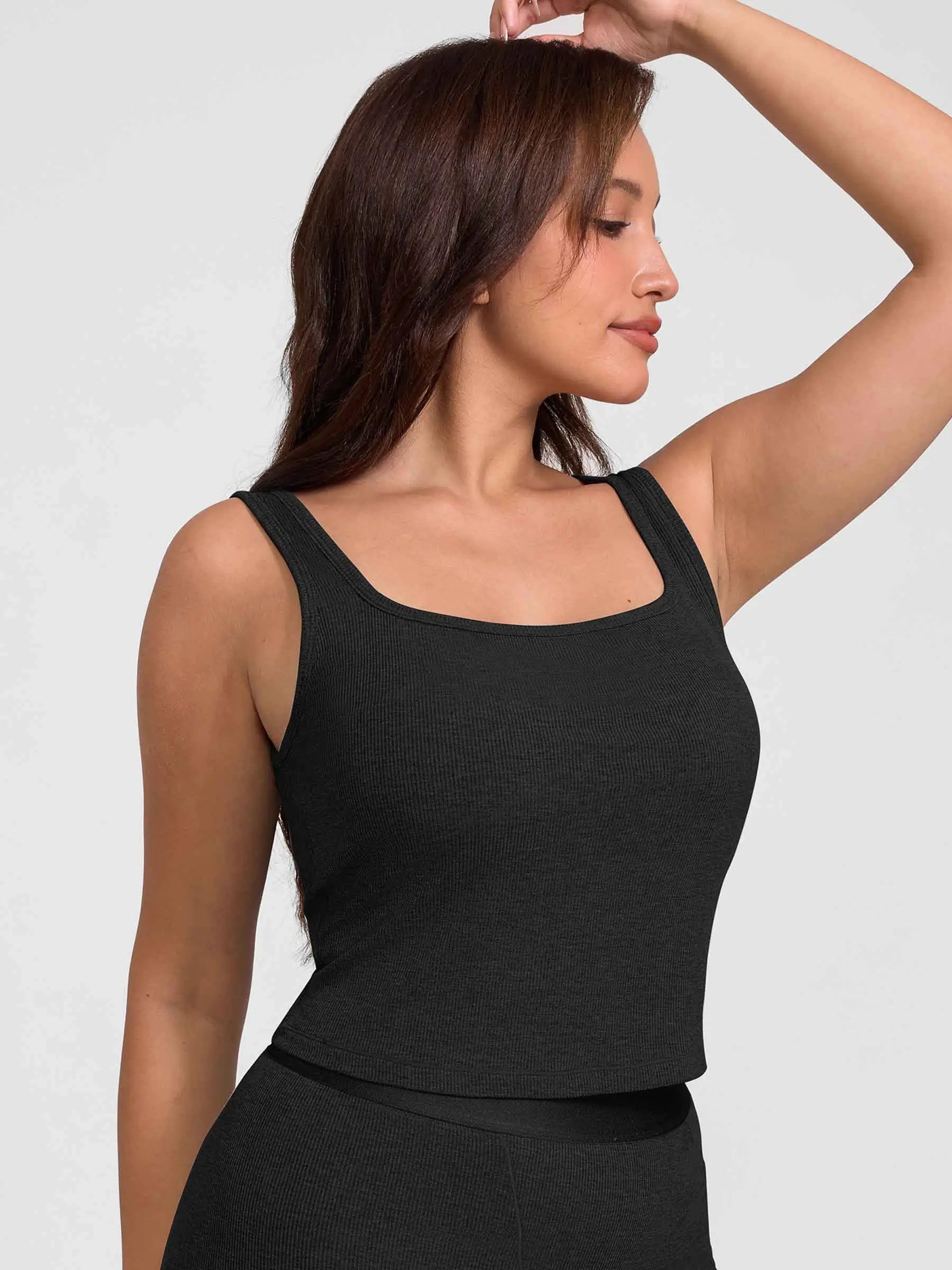 lumelingeri Breathable Ribbed Sleeveless Tank Top