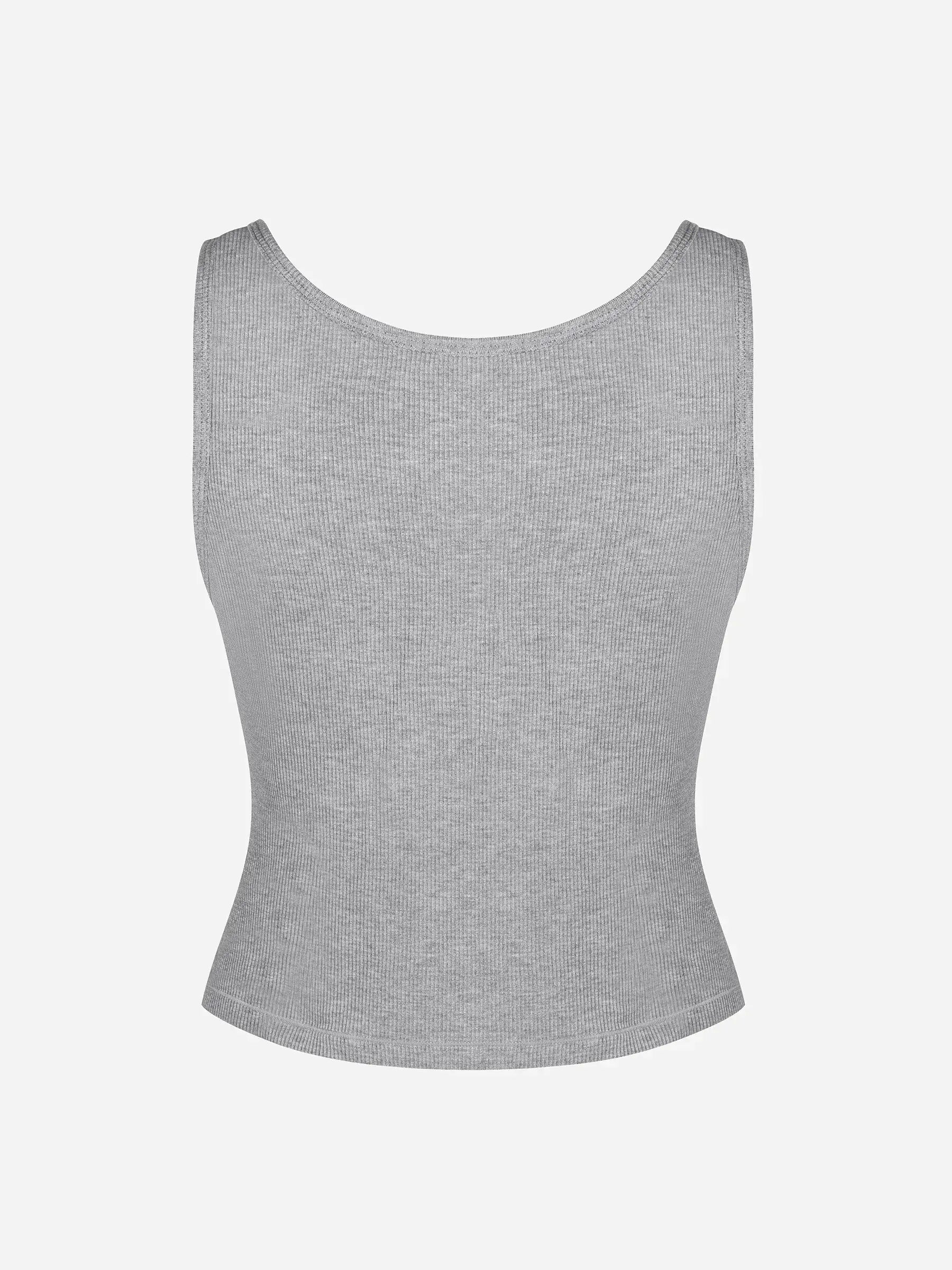 lumelingeri Breathable Ribbed Sleeveless Tank Top