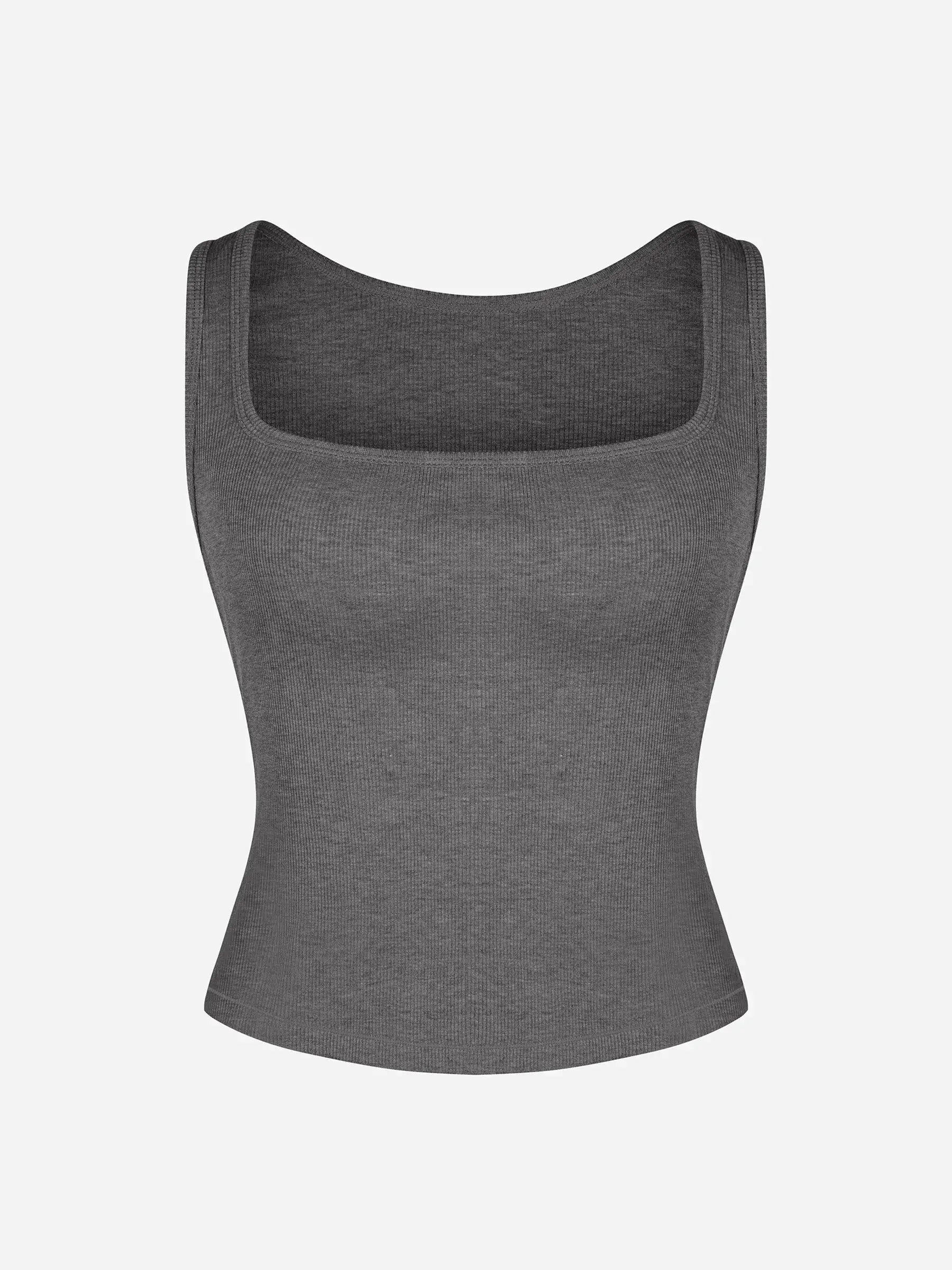 lumelingeri Breathable Ribbed Sleeveless Tank Top