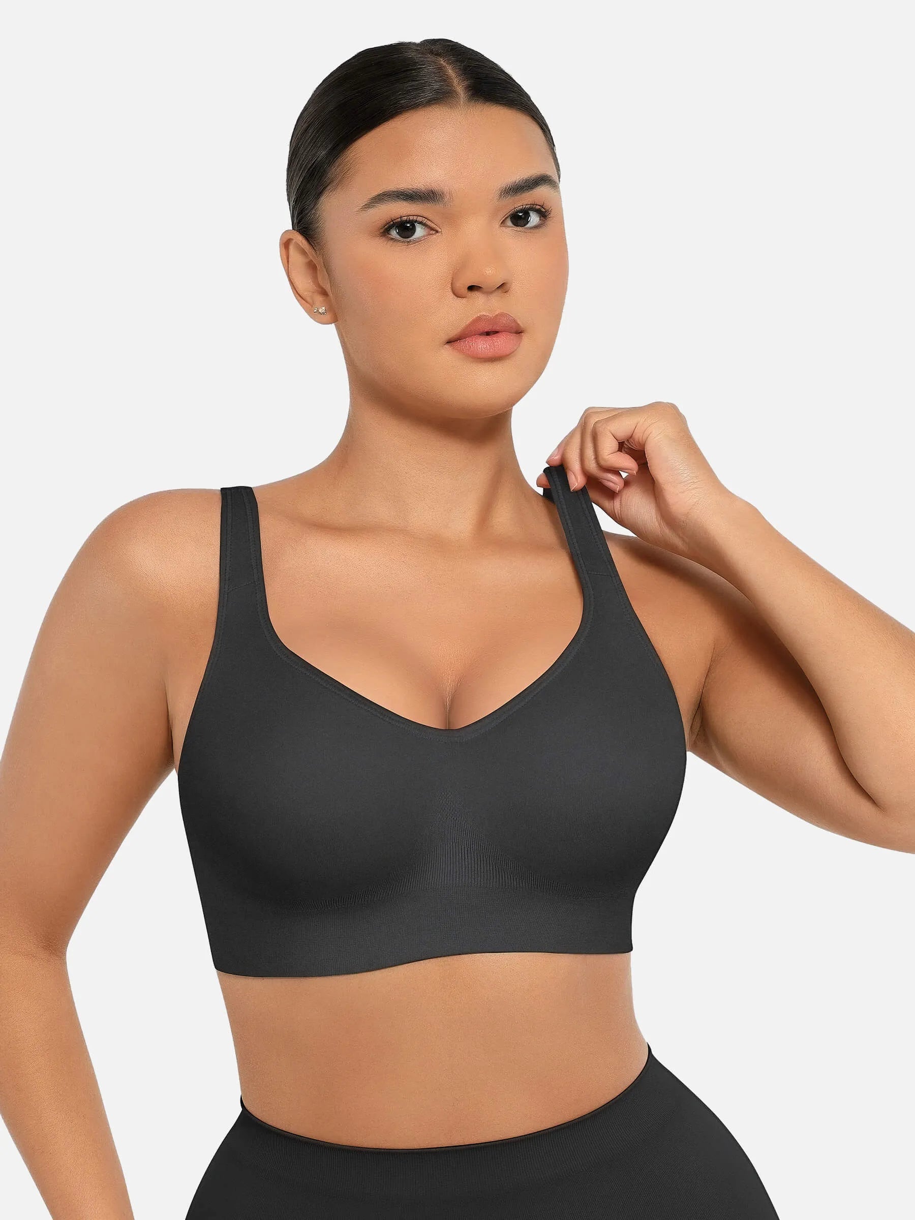 Lume lingerie Built-in Soft Cups Full Coverage Wireless Bra