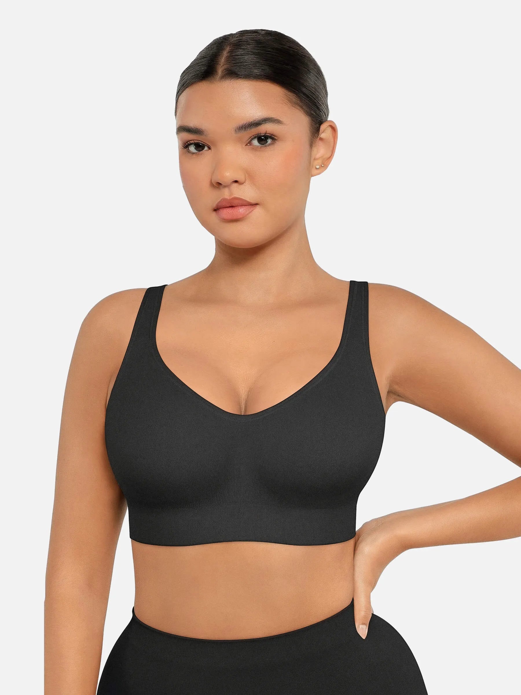 Lume lingerie Built-in Soft Cups Full Coverage Wireless Bra