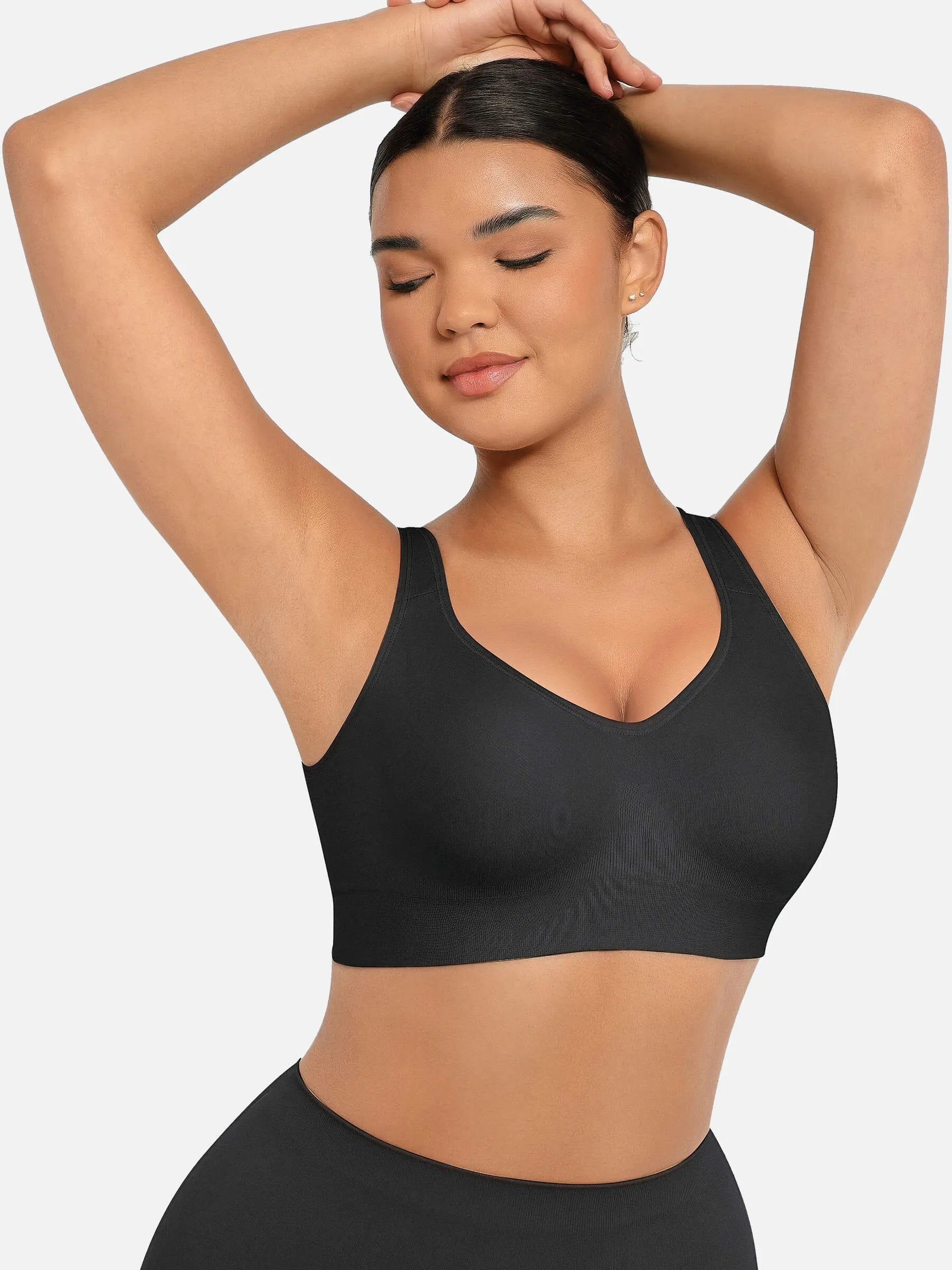 Lume lingerie Built-in Soft Cups Full Coverage Wireless Bra
