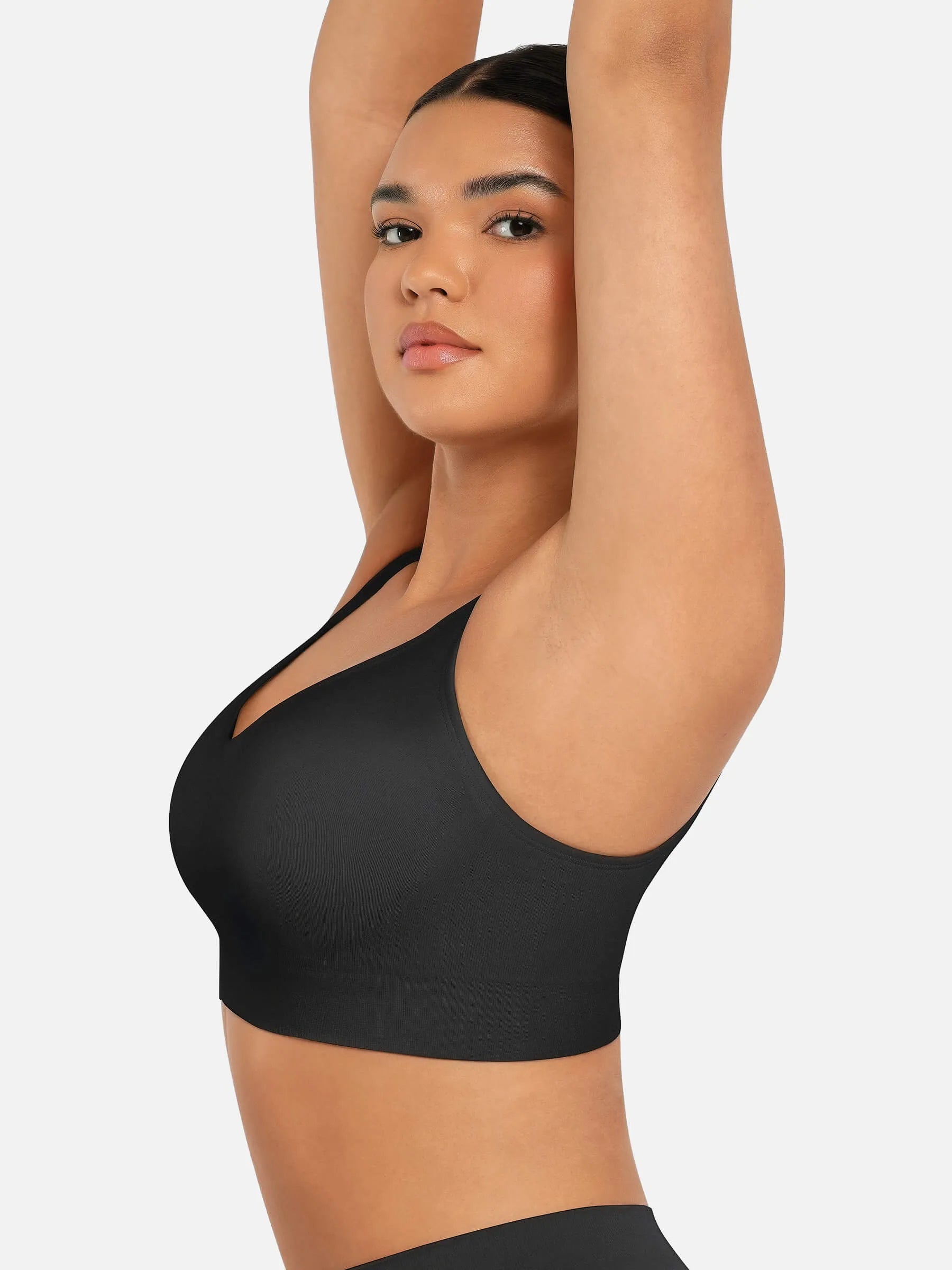 Lume lingerie Built-in Soft Cups Full Coverage Wireless Bra