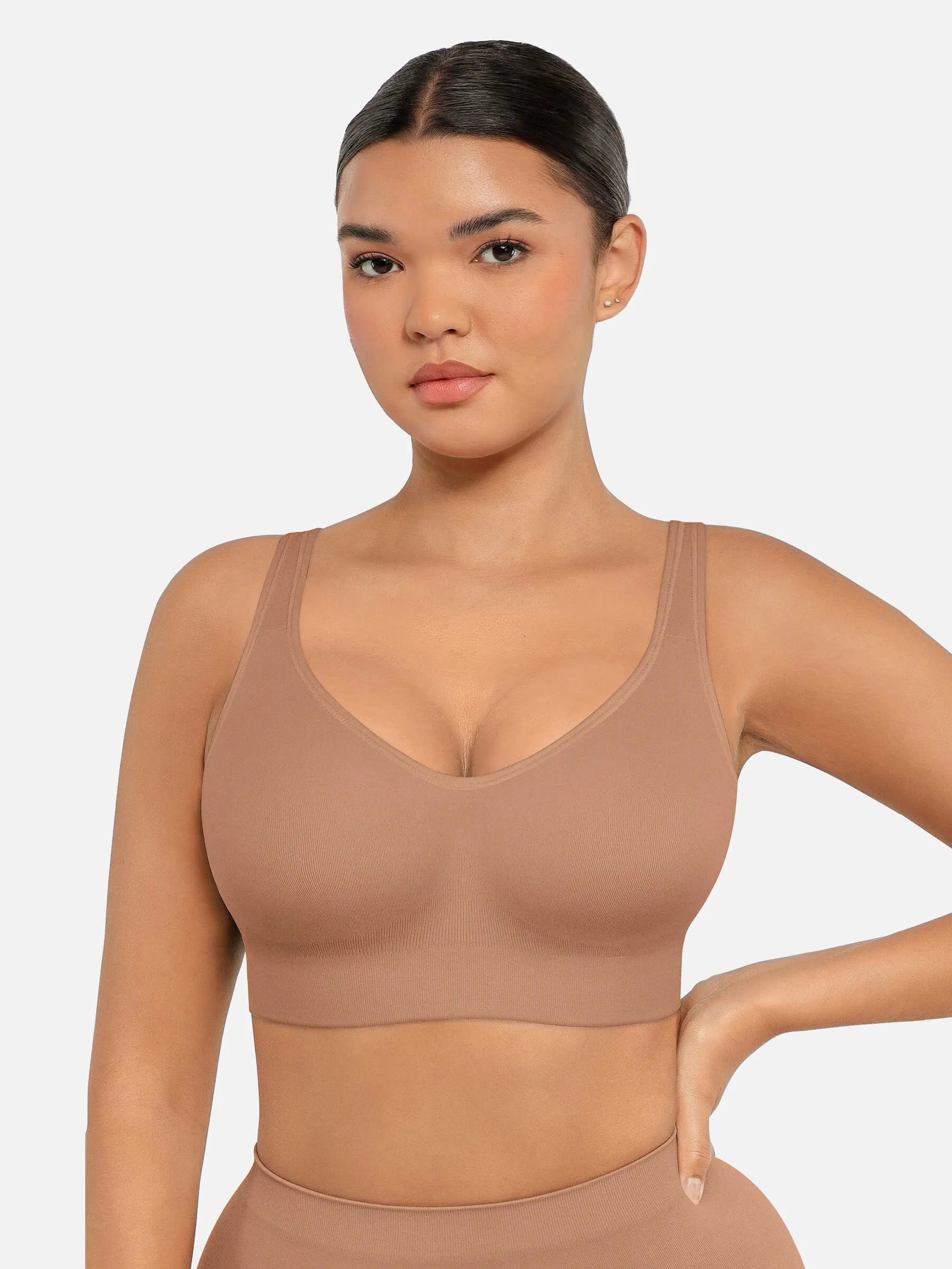 Lume lingerie Built-in Soft Cups Full Coverage Wireless Bra
