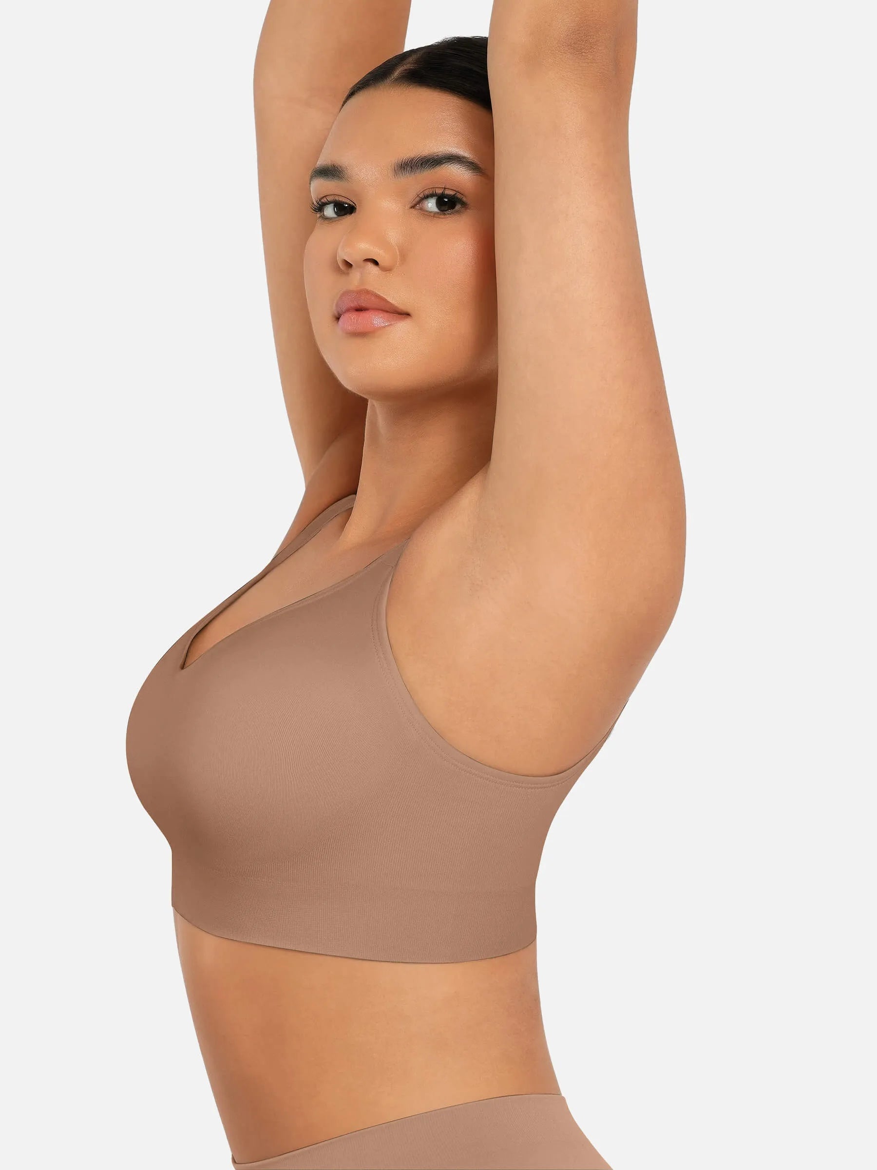 Lume lingerie Built-in Soft Cups Full Coverage Wireless Bra