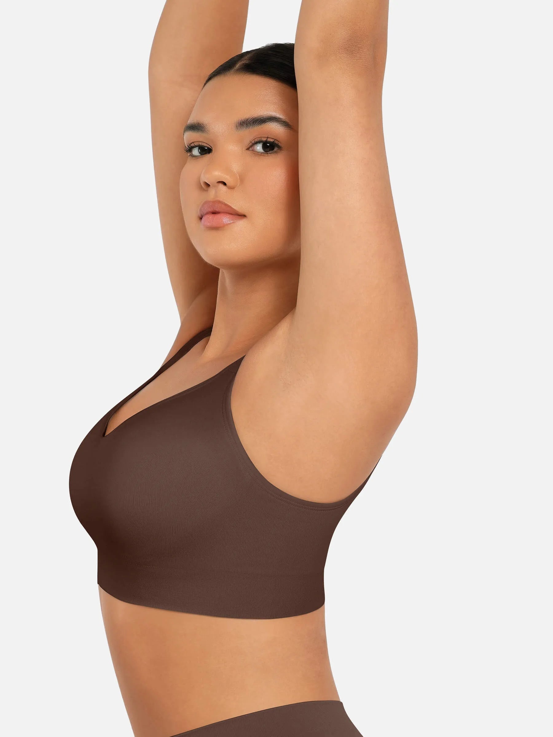 Lume lingerie Built-in Soft Cups Full Coverage Wireless Bra