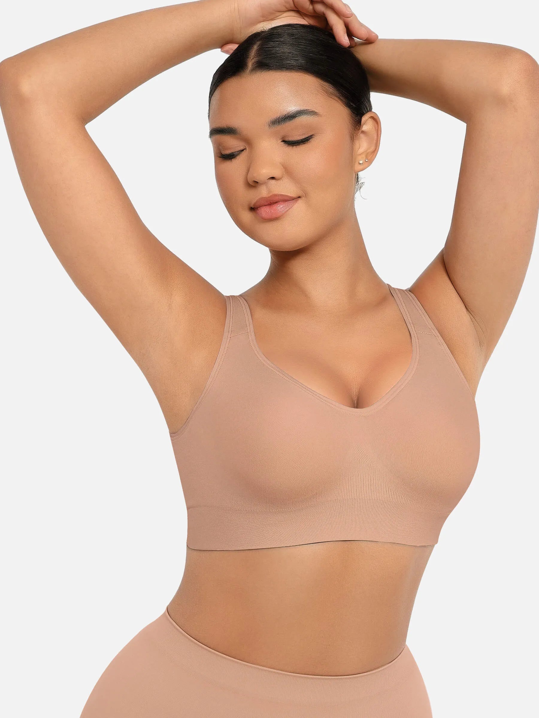 Lume lingerie Built-in Soft Cups Full Coverage Wireless Bra