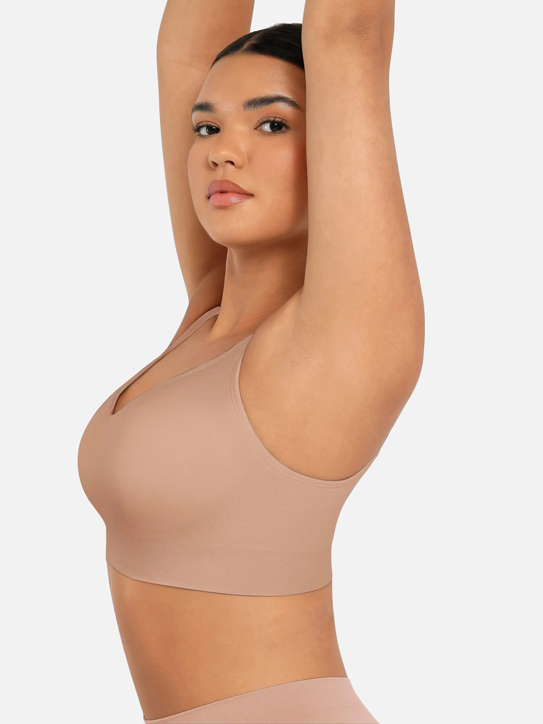 Lume lingerie Built-in Soft Cups Full Coverage Wireless Bra