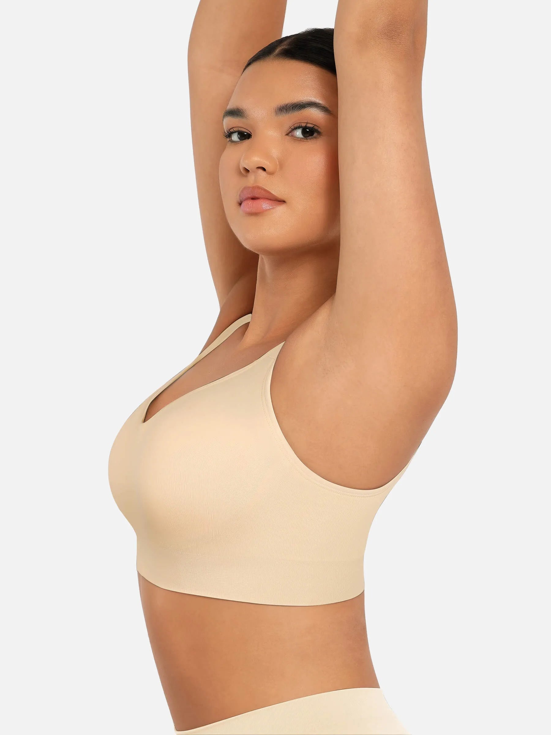 Lume lingerie Built-in Soft Cups Full Coverage Wireless Bra