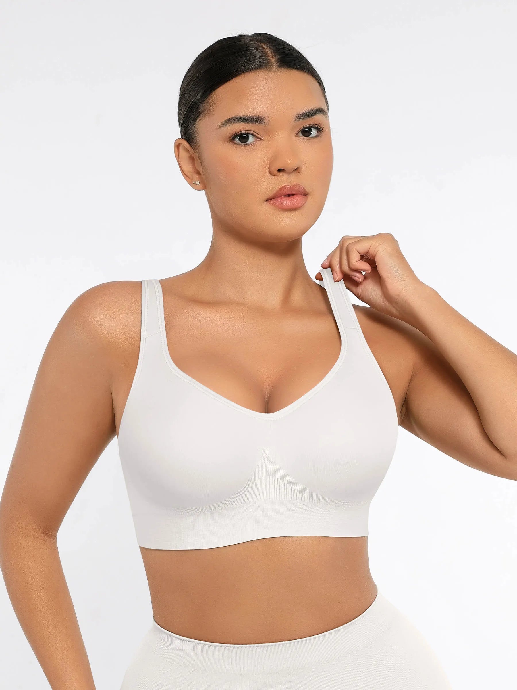 Lume lingerie Built-in Soft Cups Full Coverage Wireless Bra
