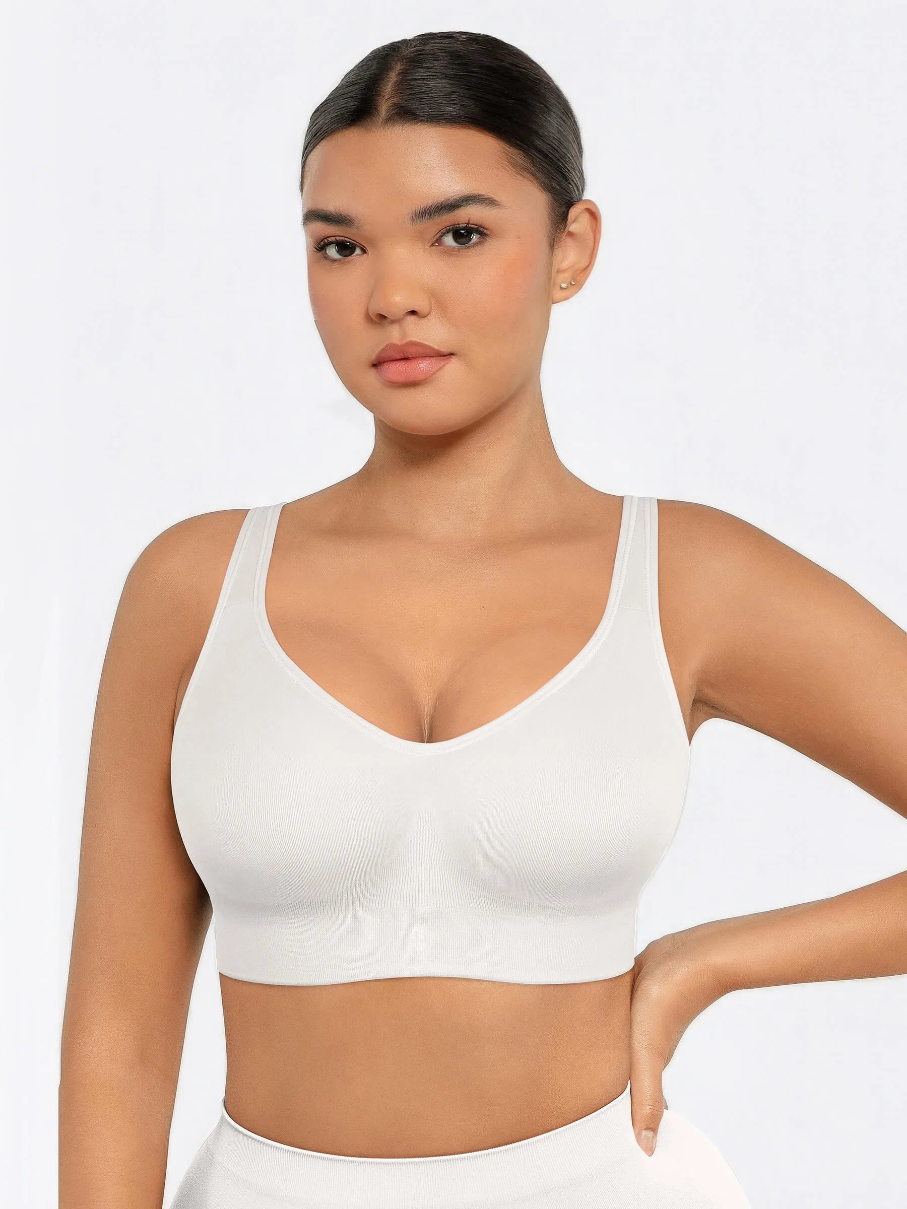 Lume lingerie Built-in Soft Cups Full Coverage Wireless Bra