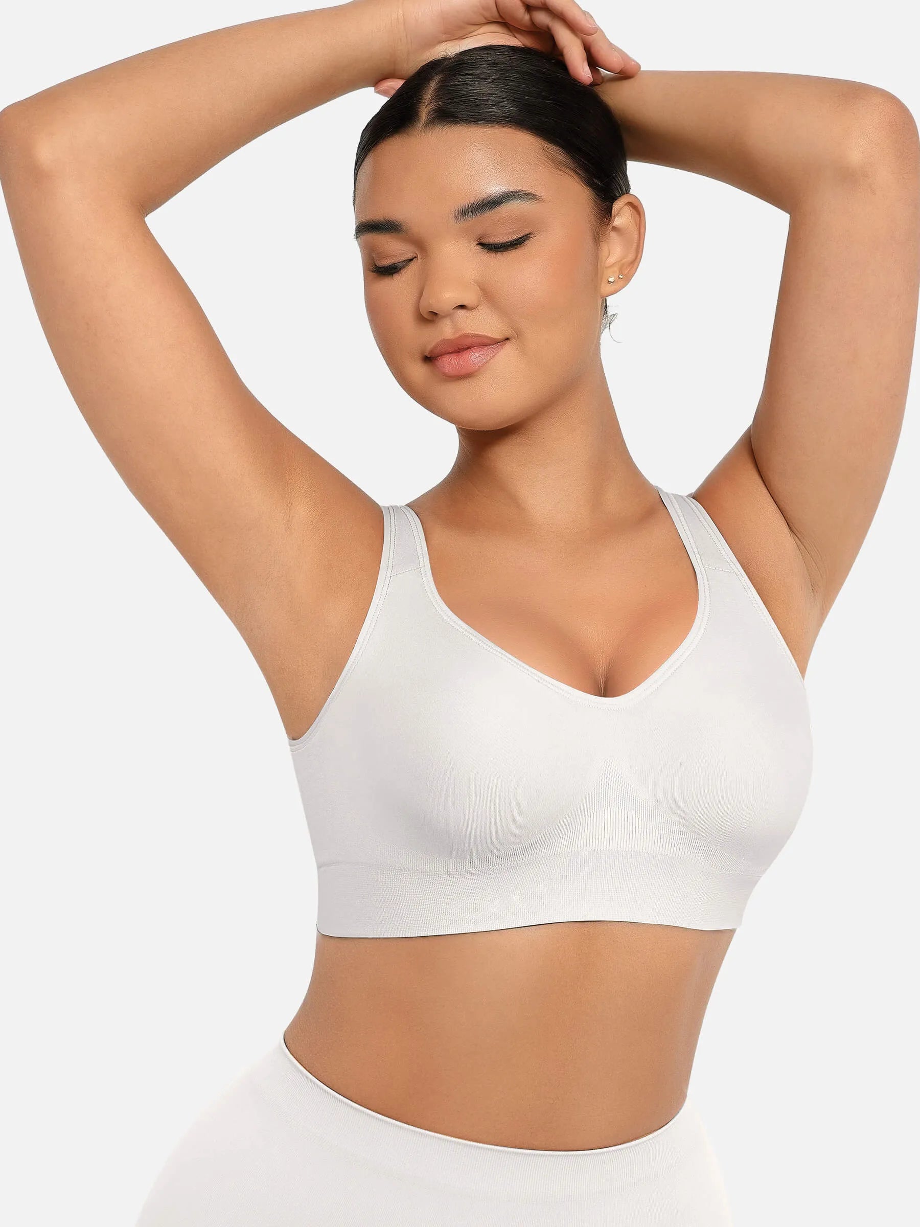 Lume lingerie Built-in Soft Cups Full Coverage Wireless Bra