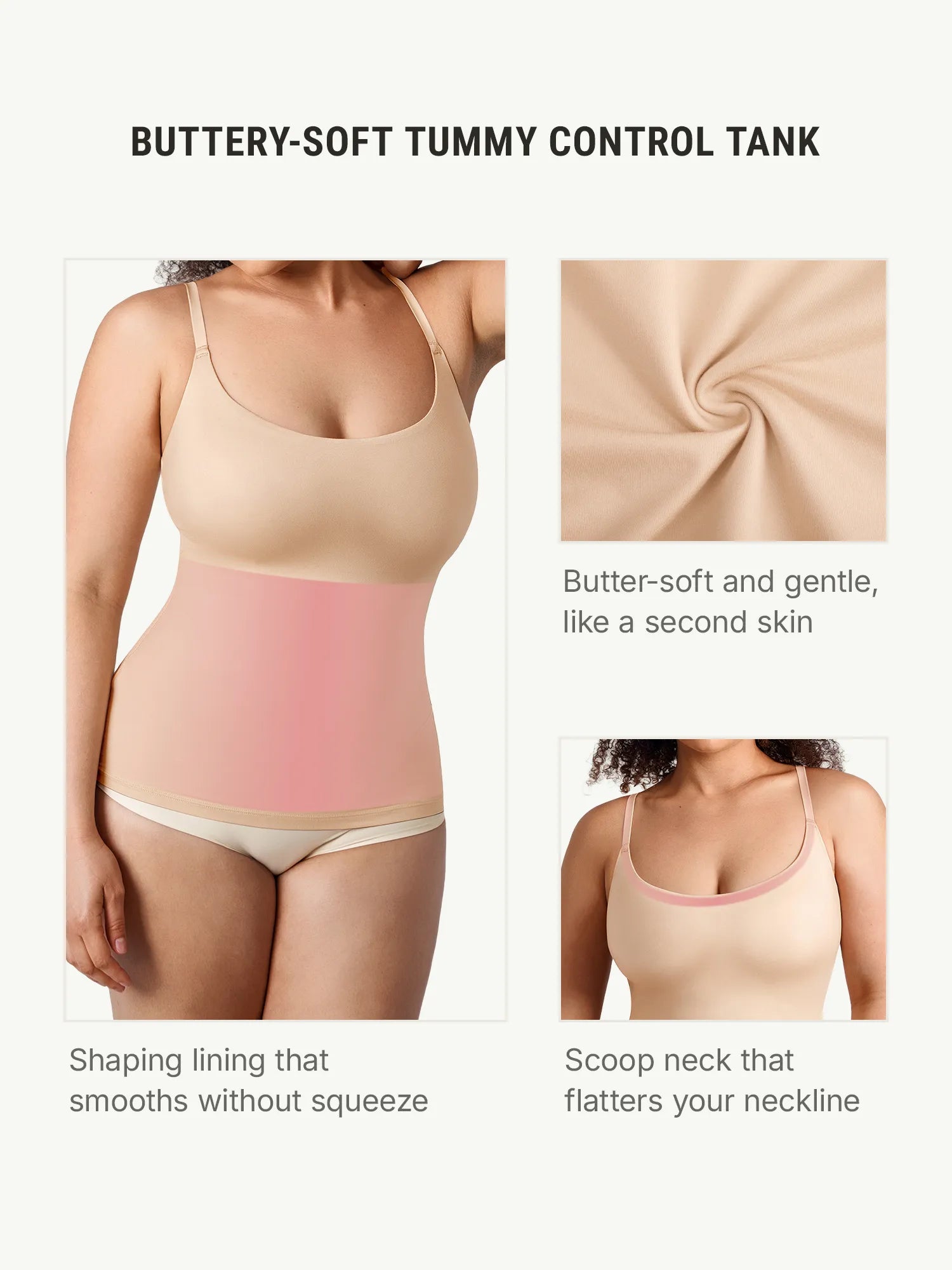 Lume lingerie FeelSoft™ Light Smoothing Scoop-Neck Top