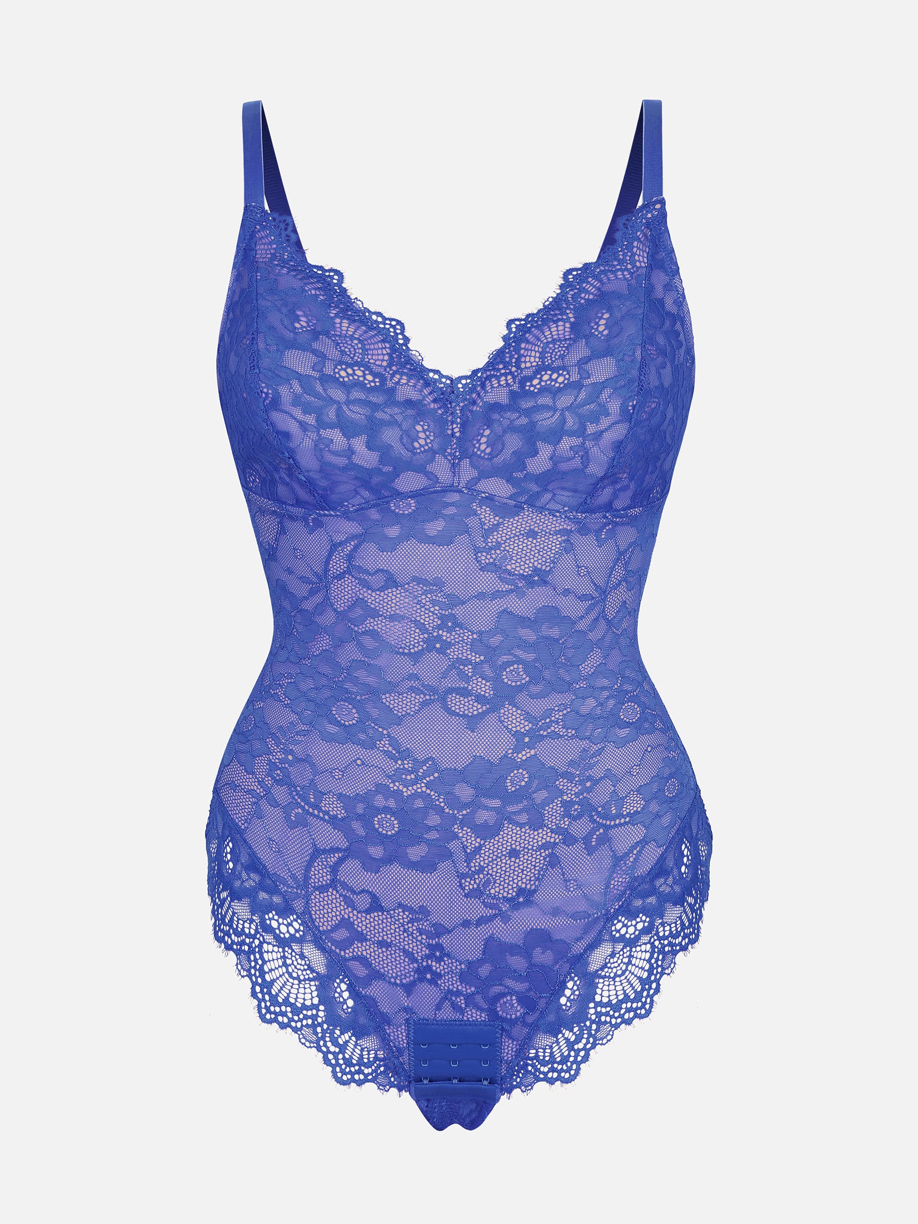 Lume Lingerie Lace V Neck Full Bodysuit