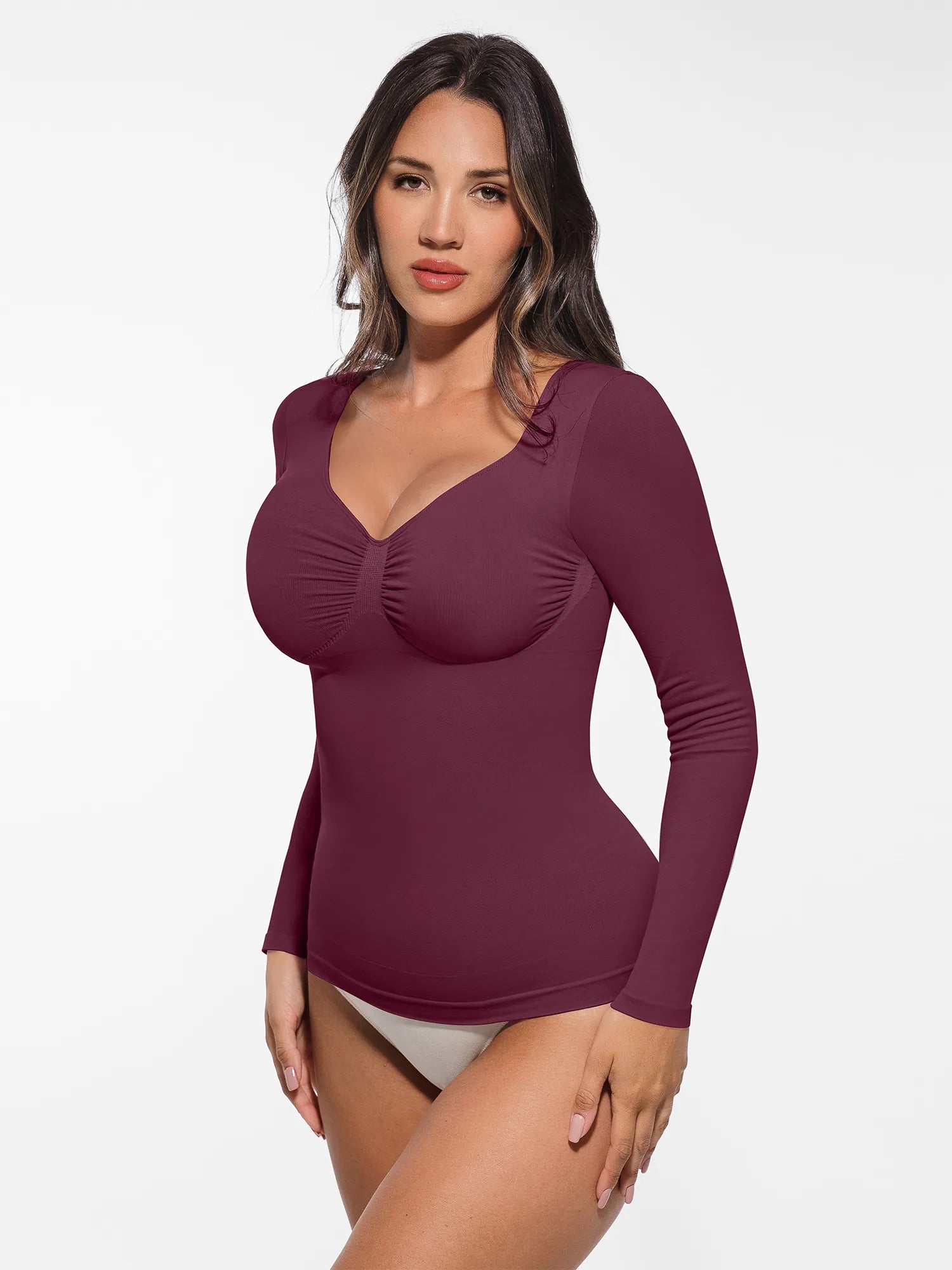 lumelingeri Seamless Long-Sleeve Everyday Shaper Top
