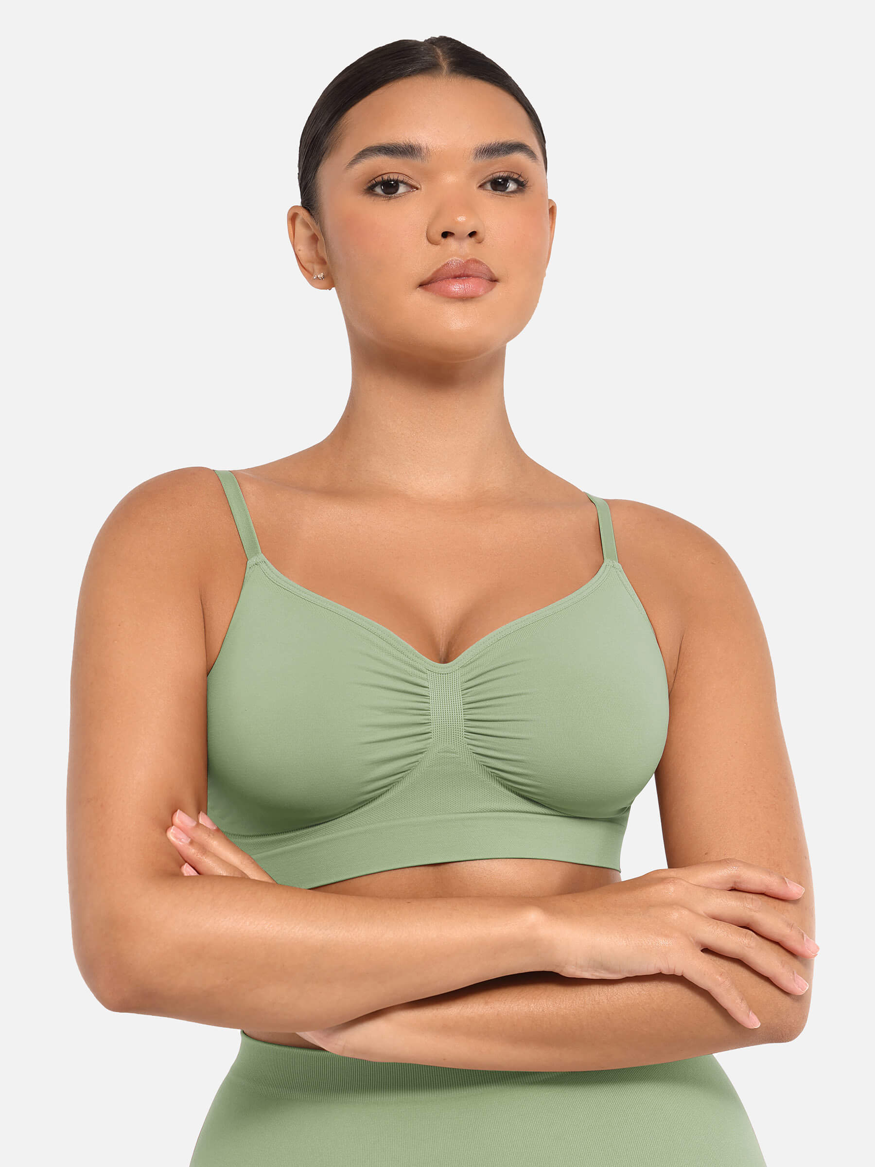 Lalaye Girl Wireless Bra & Seamless Tummy Control Brief Set