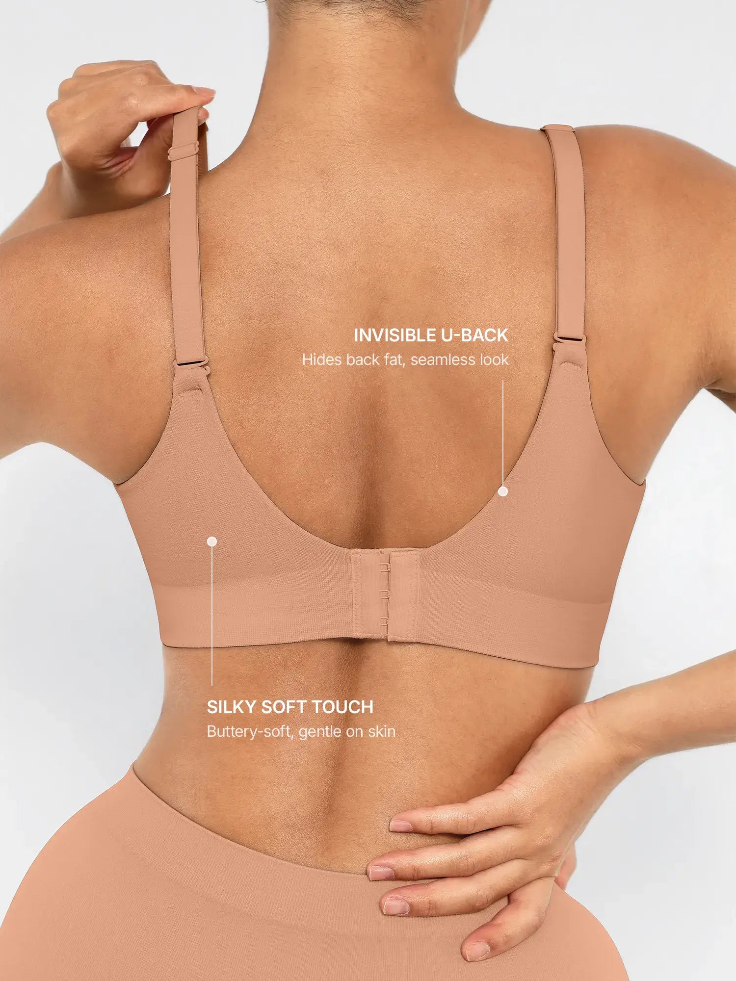 Lume Lingerie Wireless Push-Up Seamless Comfort Full Coverage Bra