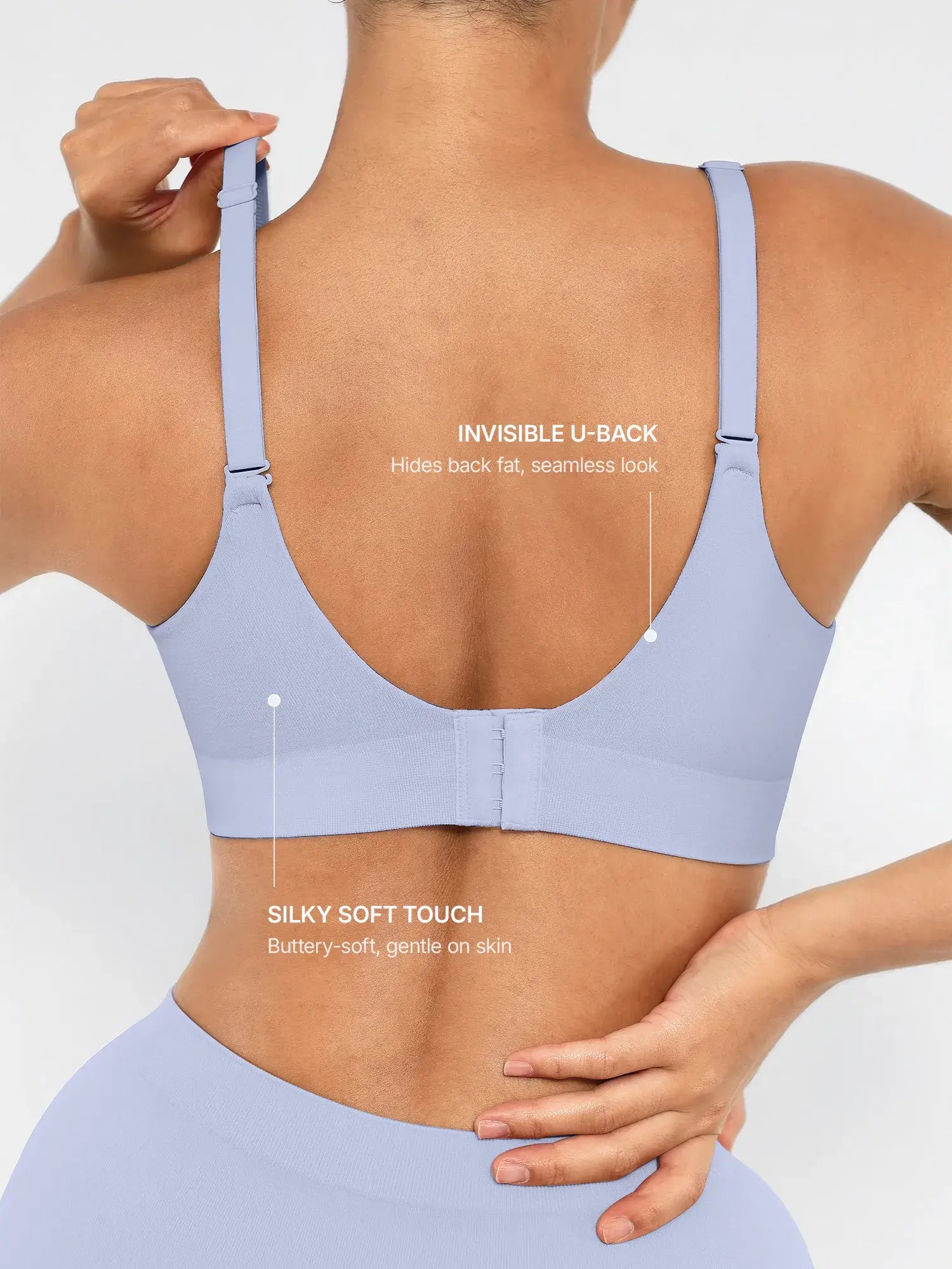 Lume Lingerie Wireless Push-Up Seamless Comfort Full Coverage Bra