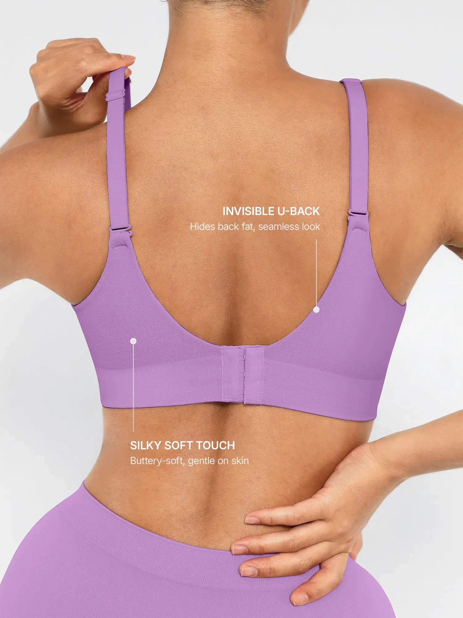 Lume Lingerie Wireless Push-Up Seamless Comfort Full Coverage Bra
