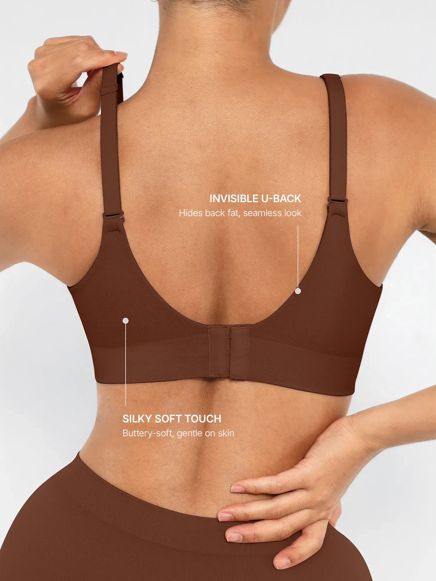Lume Lingerie Wireless Push-Up Seamless Comfort Full Coverage Bra
