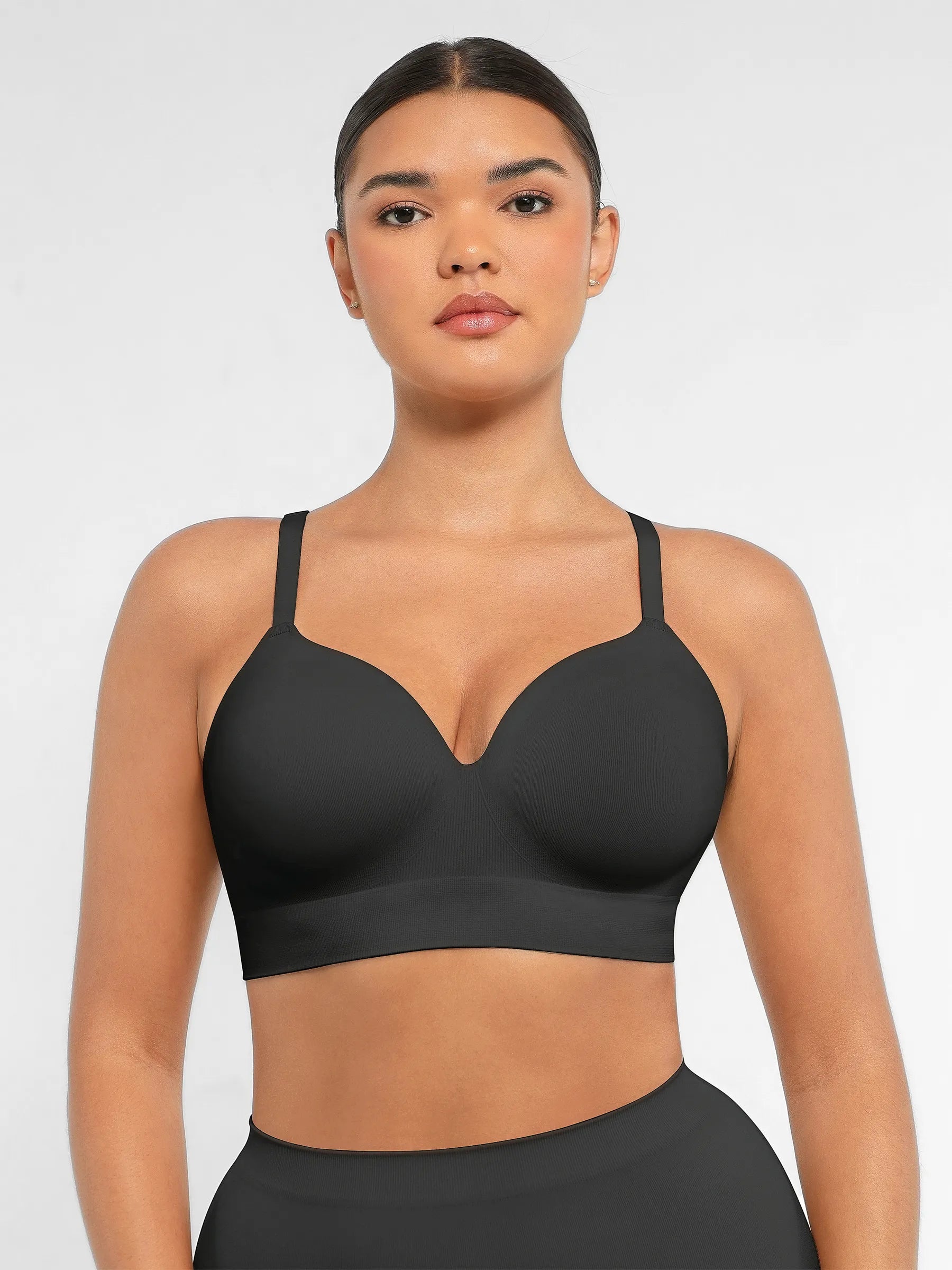 Lume Lingerie Wireless Push-Up Seamless Comfort Full Coverage Bra