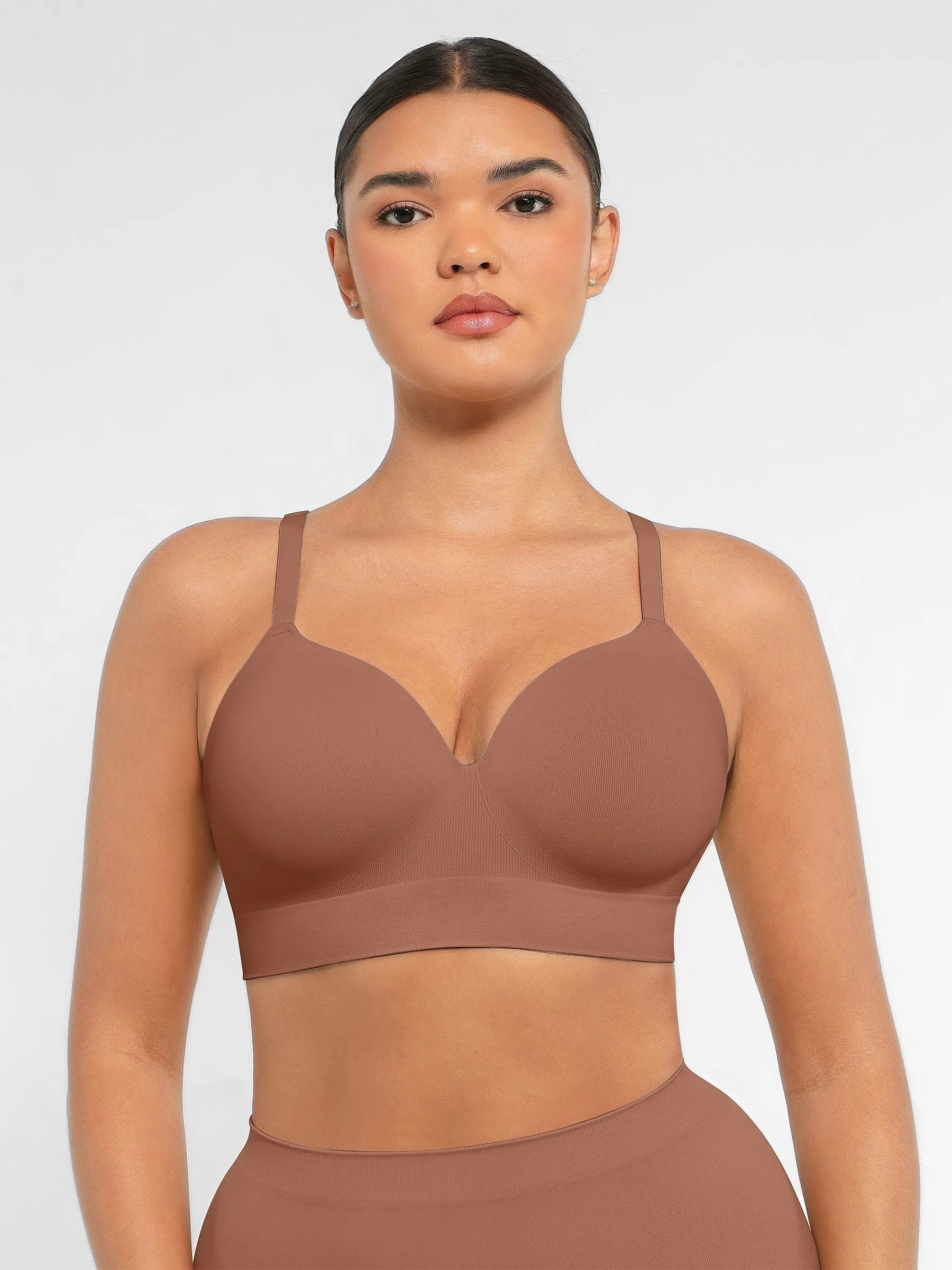 Lume Lingerie Wireless Push-Up Seamless Comfort Full Coverage Bra