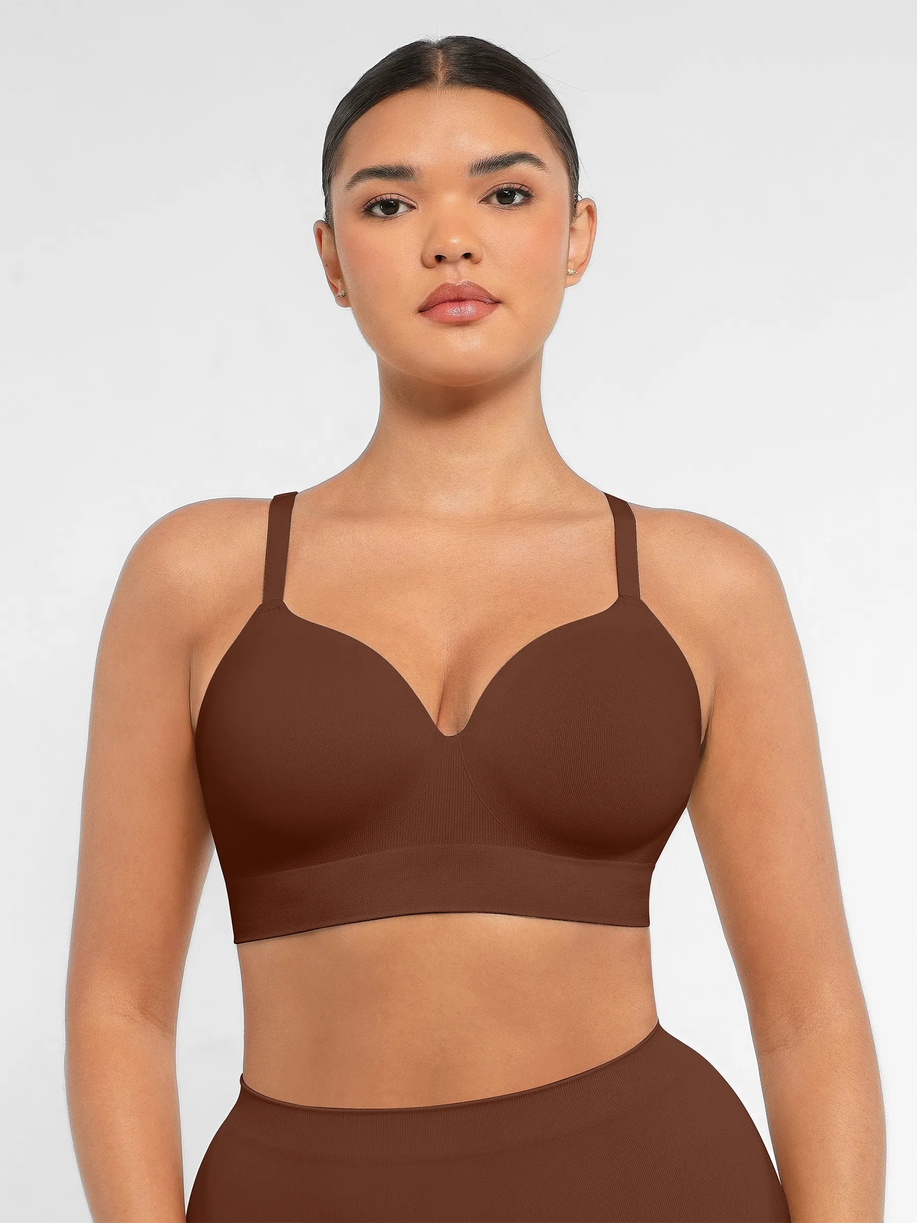 Lume Lingerie Wireless Push-Up Seamless Comfort Full Coverage Bra