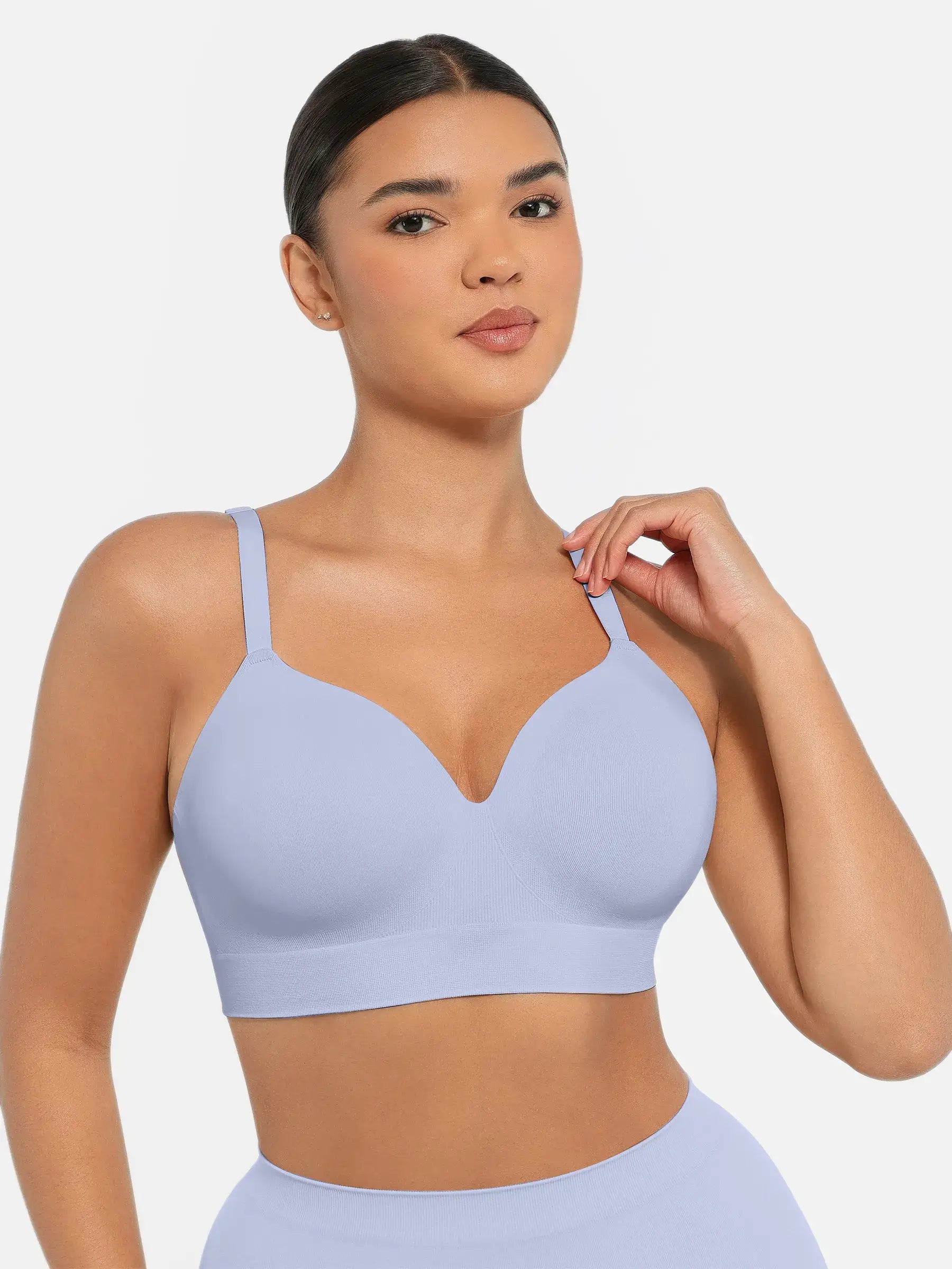Lume Lingerie Wireless Push-Up Seamless Comfort Full Coverage Bra