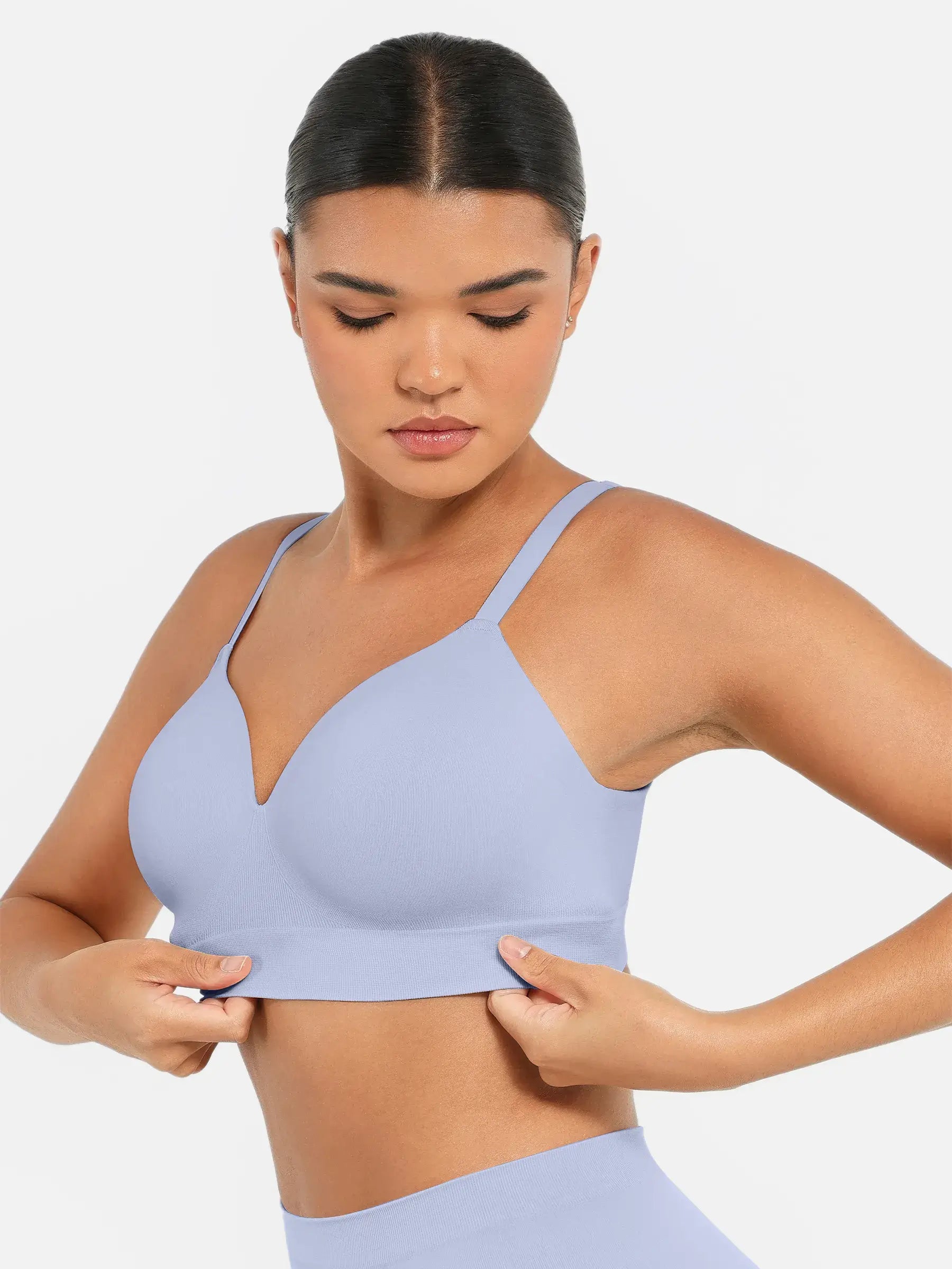 Lume Lingerie Wireless Push-Up Seamless Comfort Full Coverage Bra