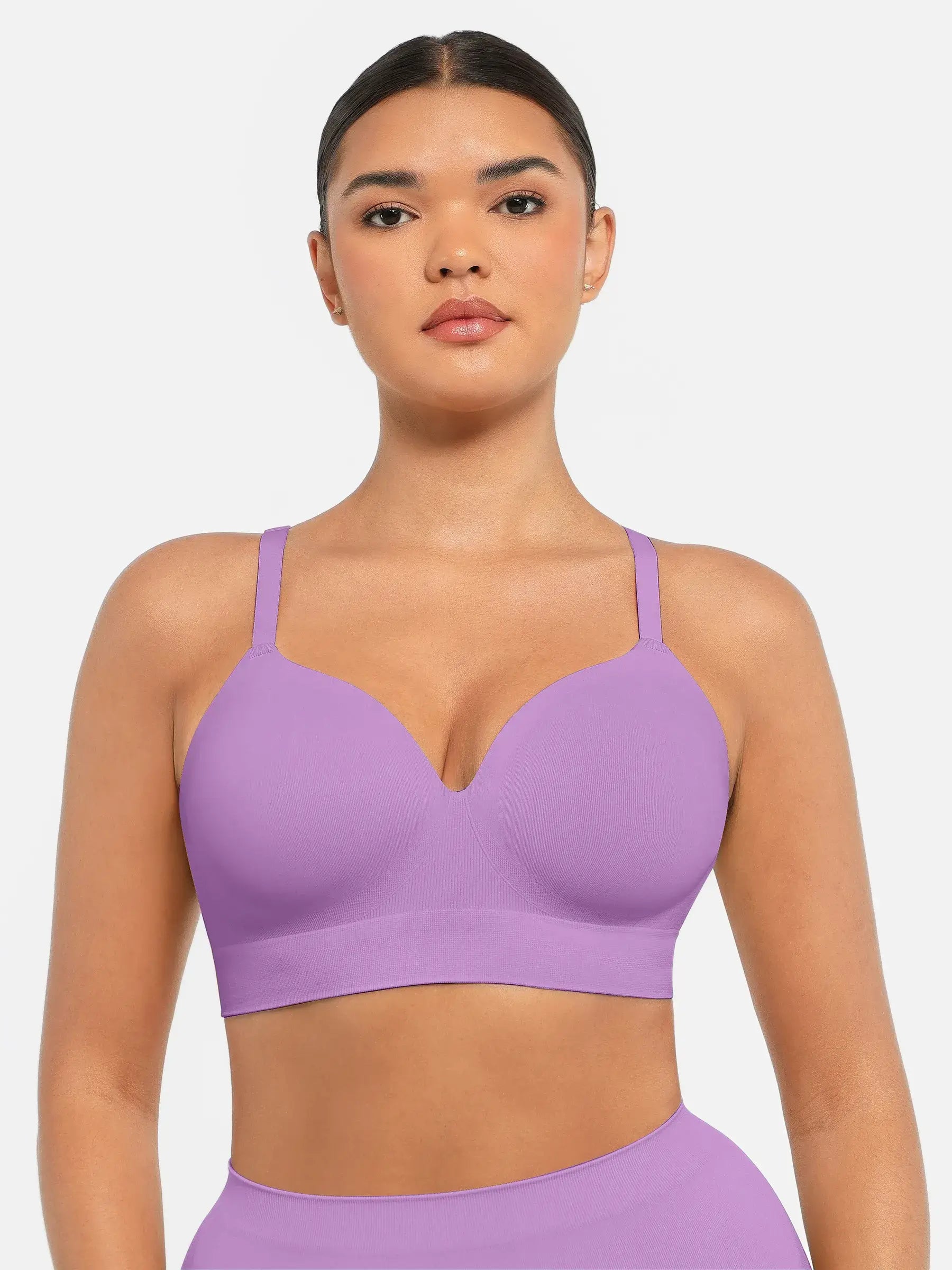 Lume Lingerie Wireless Push-Up Seamless Comfort Full Coverage Bra