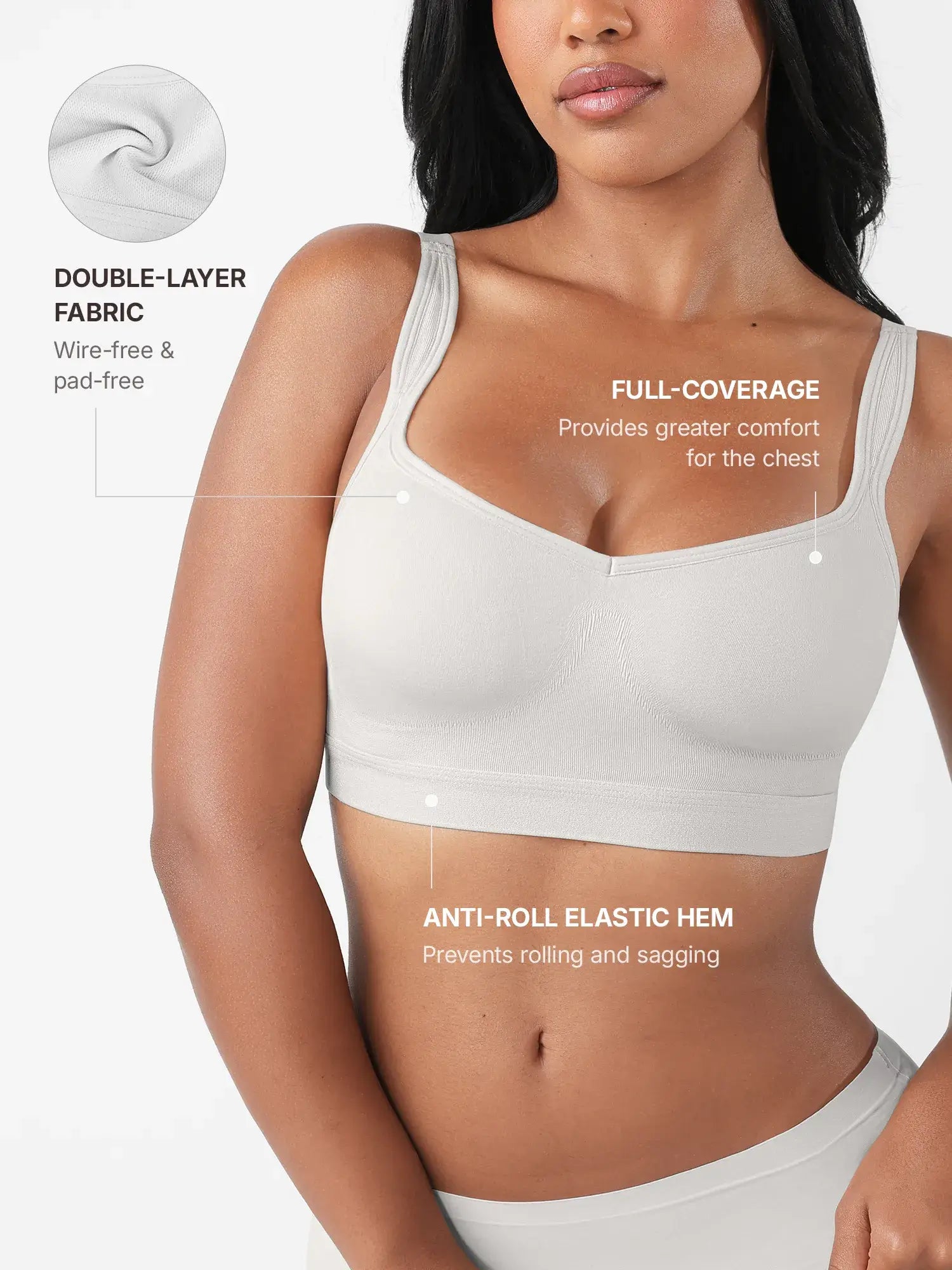Lume Lingerie Full Coverage Smoothing Wireless Bra