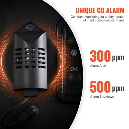 8KW Diesel Air Heater, 12–24V All-in-One Unit with 110V Adapter & CO Alarm, Bluetooth/App/Remote Control, Fast-Heating Portable Heater for Vehicles & Outdoors