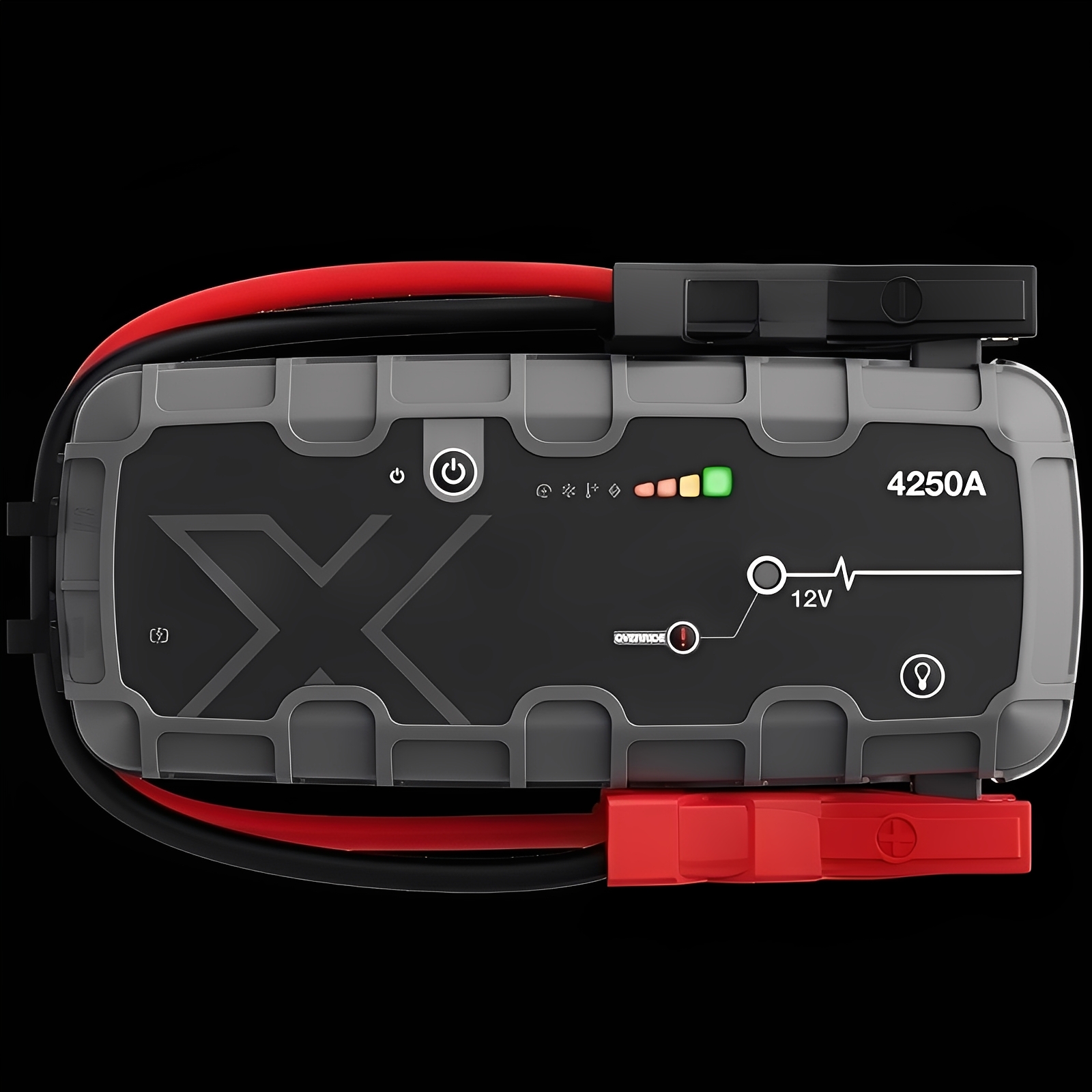 High-Power 4250A Jump Starter for 10.0L Gasoline & 8.0L Diesel Engines