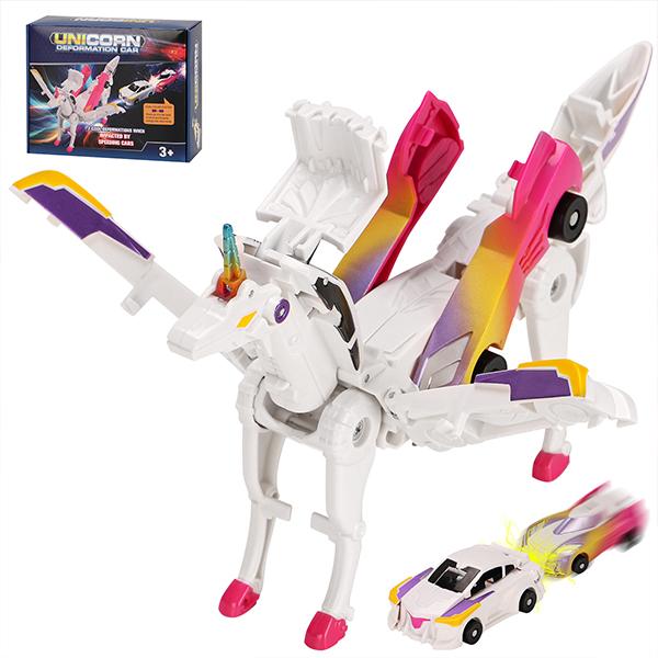 DinoDrive 2-in-1 Transforming Race Car Dinosaur Automatic Transforming Toy