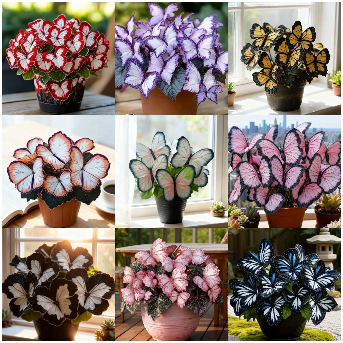 🌺Semena motýlí begónie