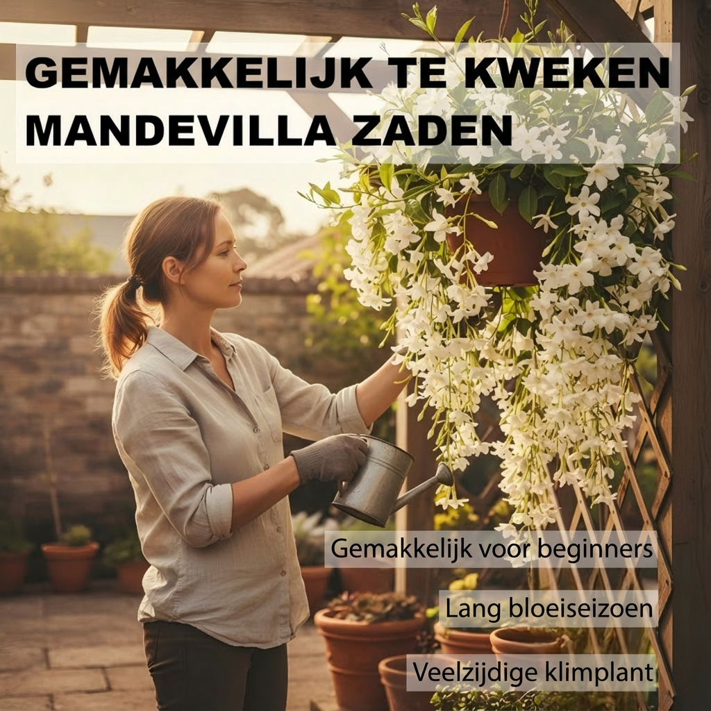 Gemakkelijk te kweken Mandevilla-zaadjes