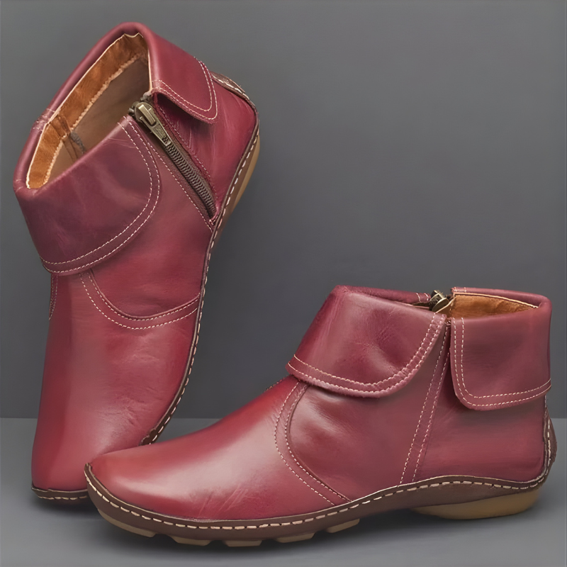 Women Premium Orthopedic Waterproof Marten‑Style Lace‑Up Ankle Boots